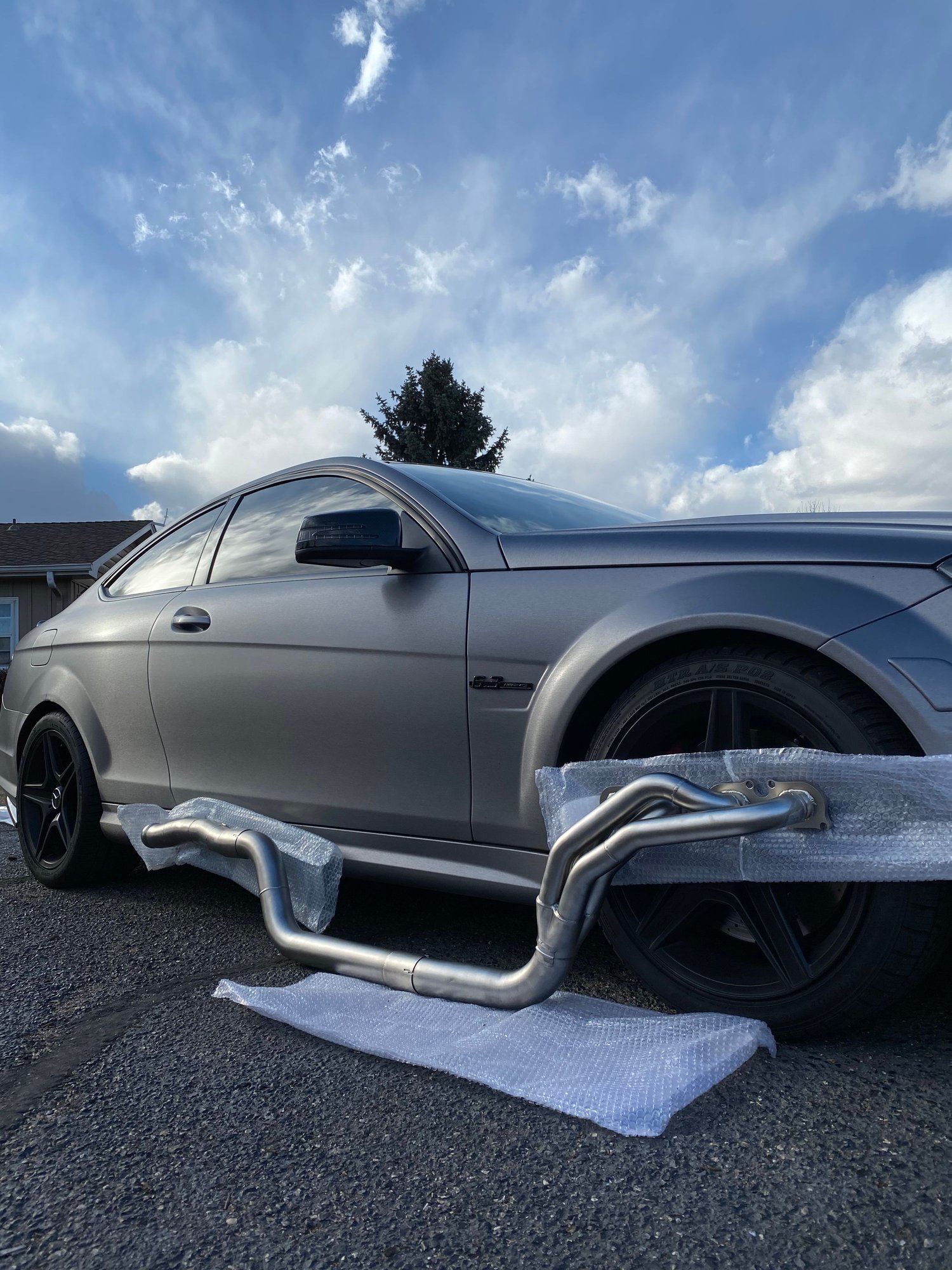 2013 Mercedes-Benz C63 AMG - 2013 C63 for sale - Used - VIN WDDGJ7HBXDG041765 - 60,000 Miles - 8 cyl - 2WD - Automatic - Coupe - Silver - Colorado Springs, CO 80904, United States