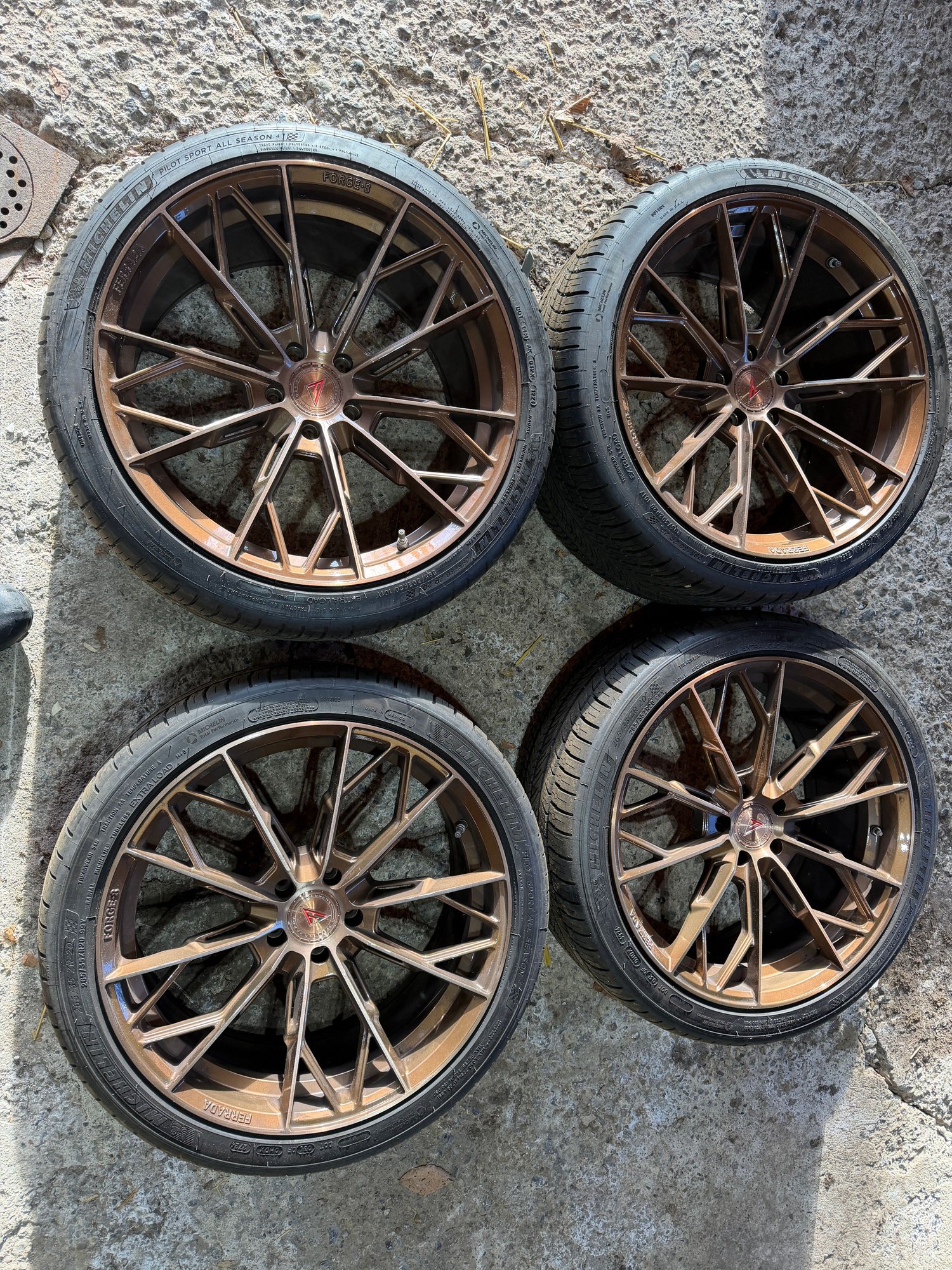 Wheels and Tires/Axles - Ferrada FR11 Wheels with Michelin Pilot All Season 4 Tires - Used - 0  All Models - Remsen, NY 13438, United States