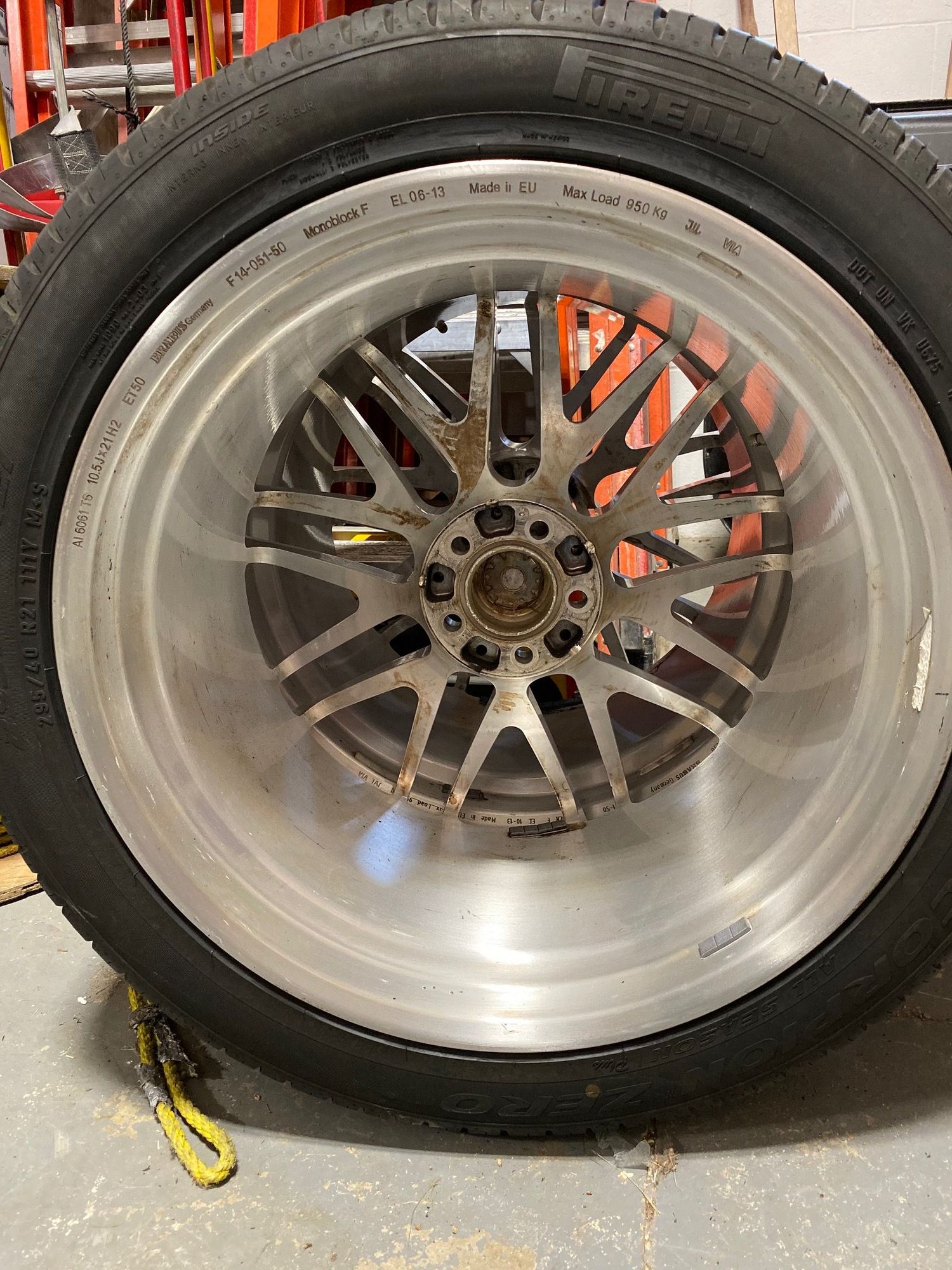 Wheels and Tires/Axles - GL63 BRABUS 21x10 wheel and tire set - Used - Milwaukee, WI 53202, United States