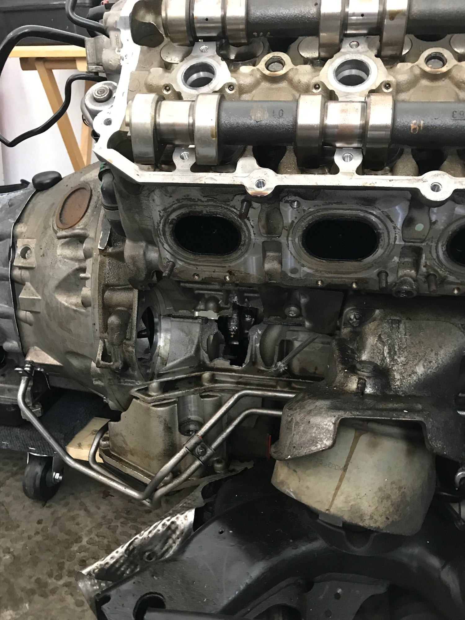Mercedes M156 W211 Engine Assembly and Transmission