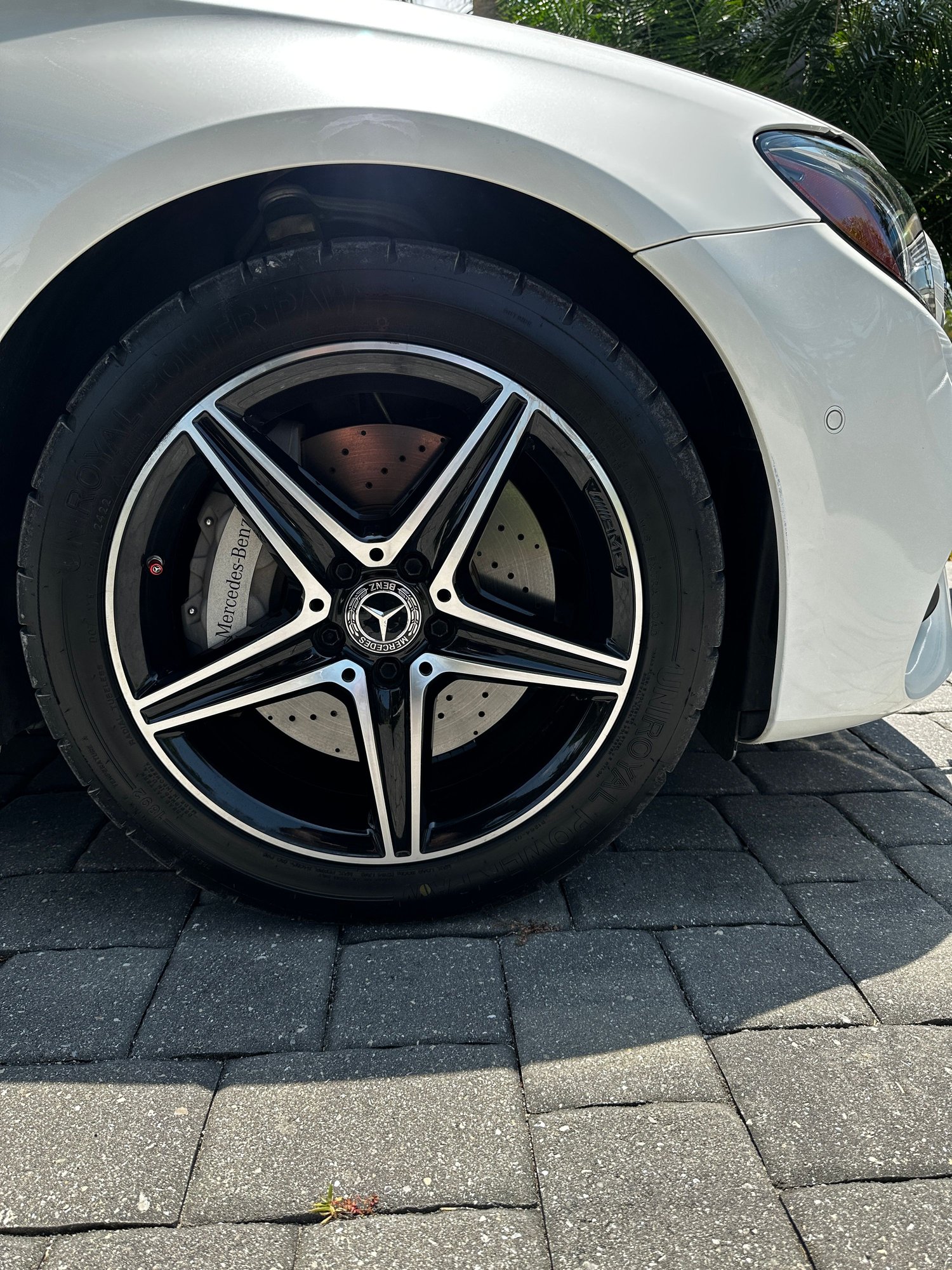 Wheels and Tires/Axles - 18” AMG 5 Spoke Rims with 245/45/18 like NEW tires - Used - All Years Mercedes-Benz All Models - Treasure Island, FL 33706, United States