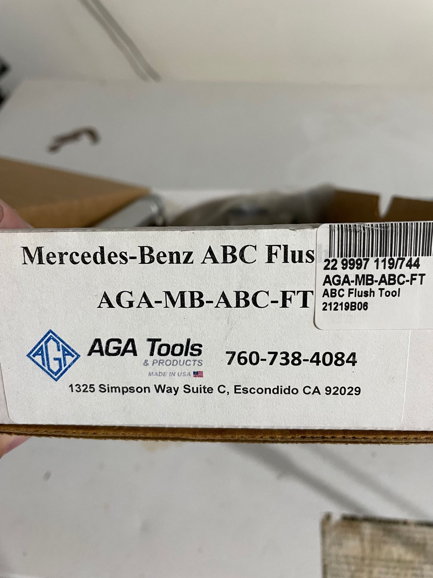 Steering/Suspension - Mercedes ABC Flush Tool - AGA 229997119 - Used - 0  All Models - Omaha, NE 68130, United States