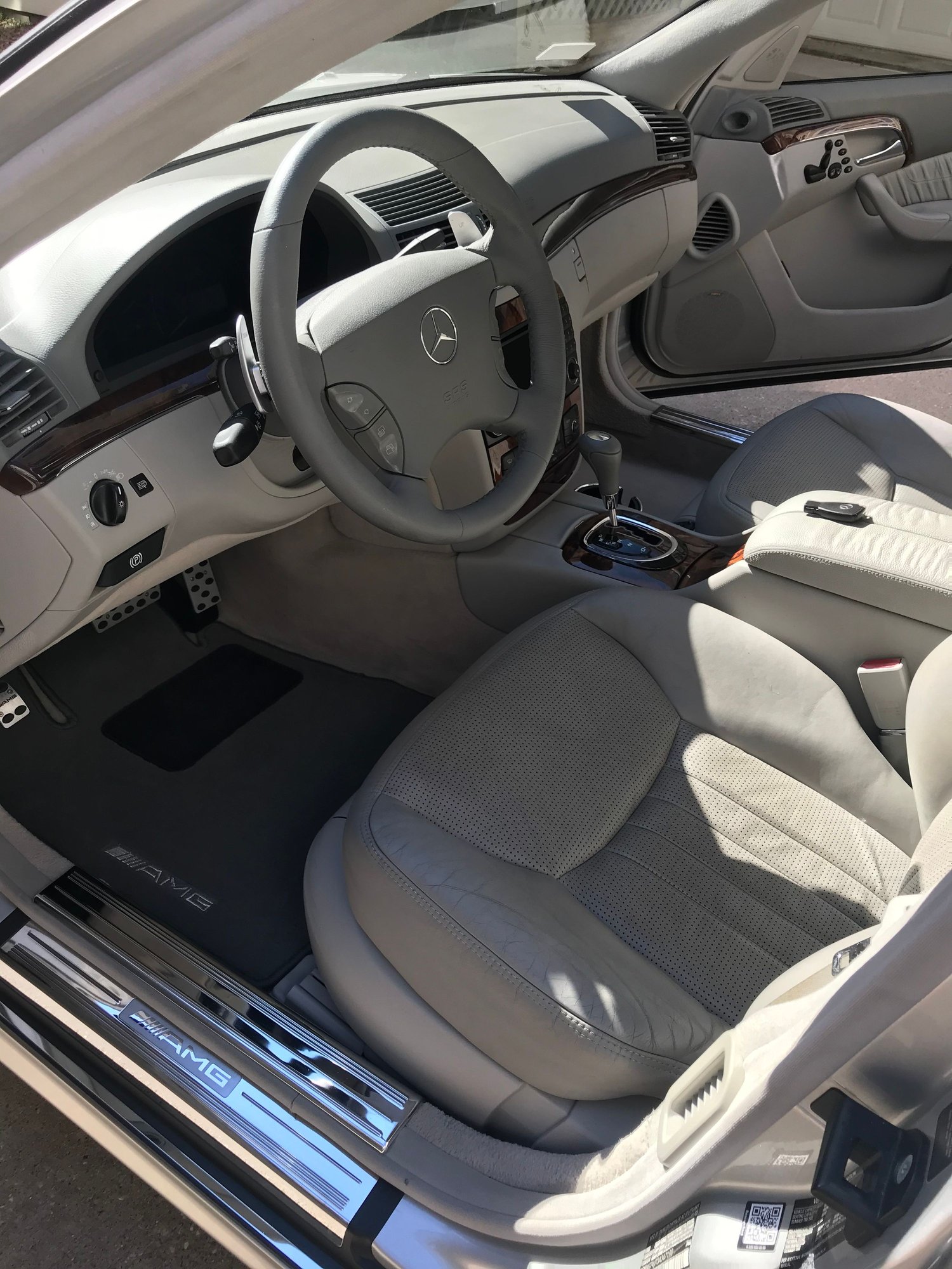 2003 Mercedes-Benz S55 AMG - 2003-Mercedes-Benz-S-Class-S55-AMG-4DR-Sedan thumbnail 1 2003-Mercedes-Benz-S-Class- - Used - VIN WDBNG74J73A347190 - 96,000 Miles - 8 cyl - 2WD - Automatic - Sedan - Silver - Houston, TX 77007, United States