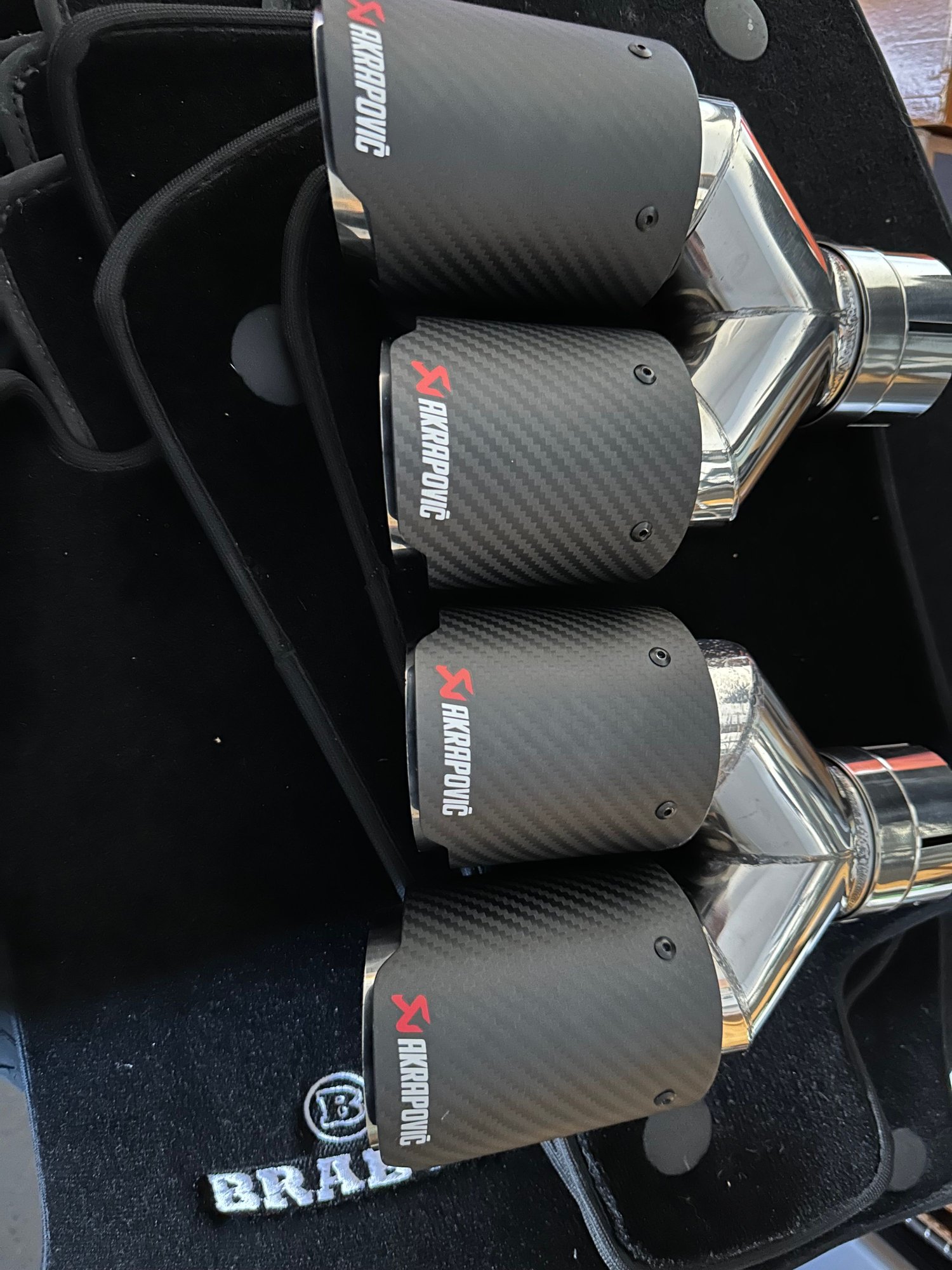 Engine - Exhaust - Akrapović carbon fiber/steel exhaust tips $160 pair - New - 0  All Models - Centennial, CO 80016, United States