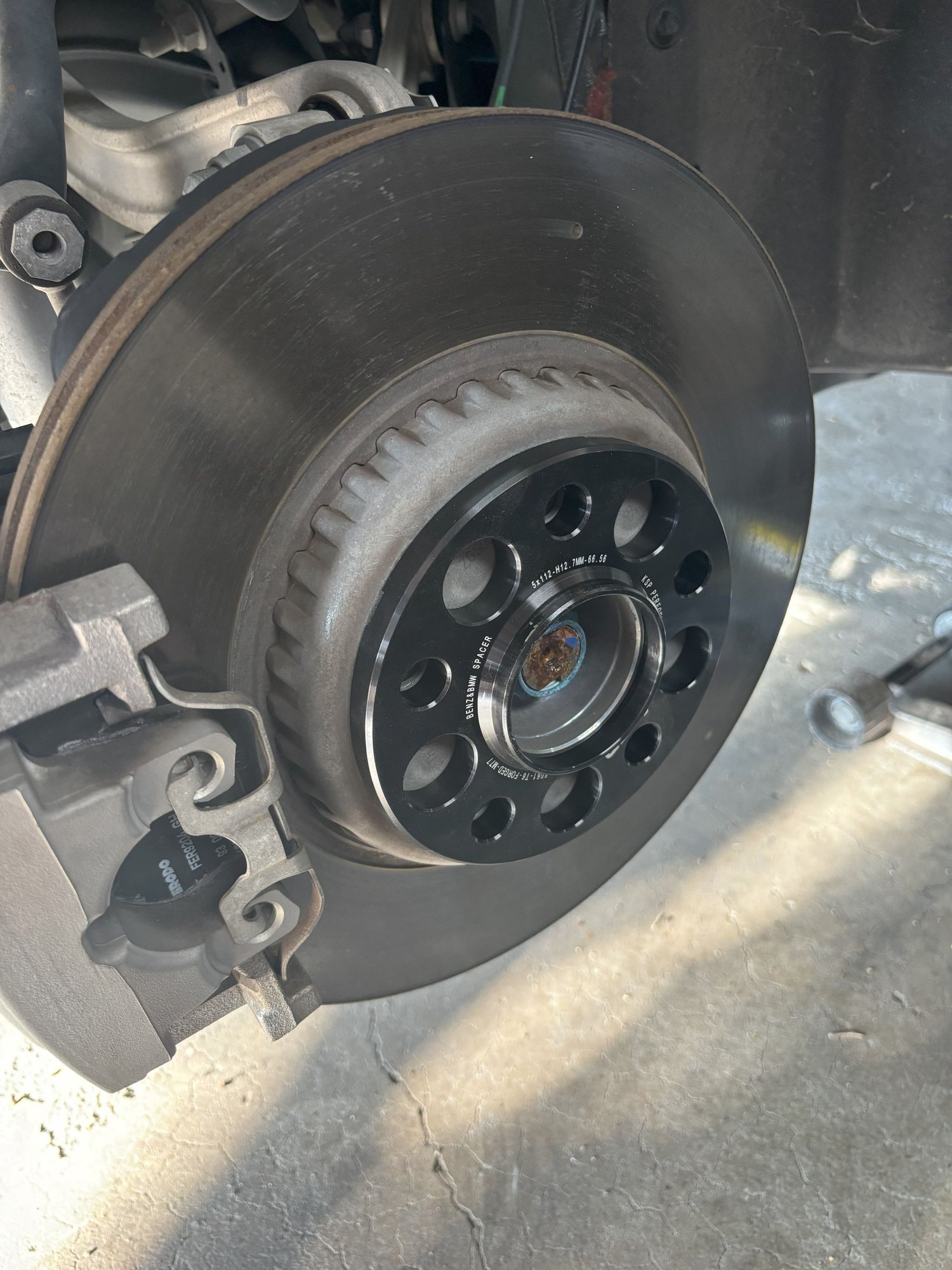 12 mm rear spacer.