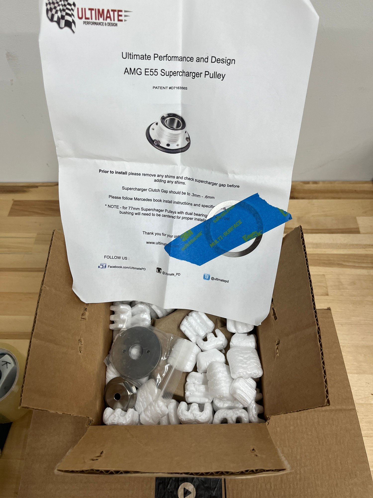 Engine - Power Adders - UPD 83mm Supercharger Pulley AMG Mercedes M113K E55 CLS55 S55 G55 A1130900044 - New - All Years  All Models - Fort Lauderdale, FL 33317, United States