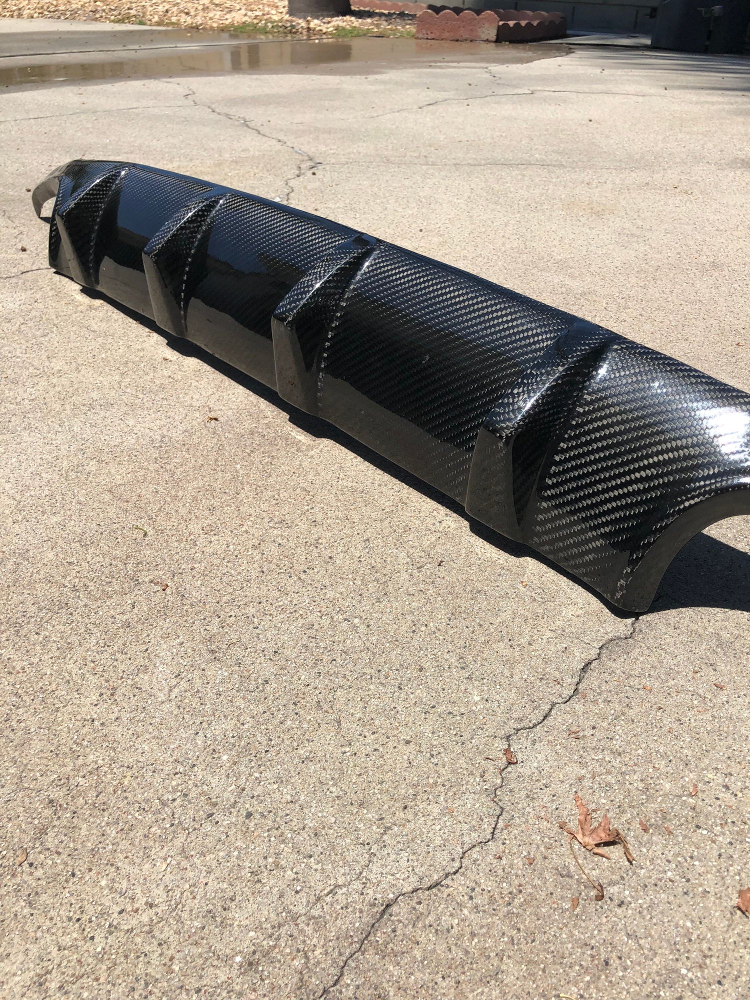 Exterior Body Parts - Eurotek CF 4-Fin Diffuser - Used - 2003 to 2006 Mercedes-Benz E55 AMG - Van Nuys, CA 91411, United States