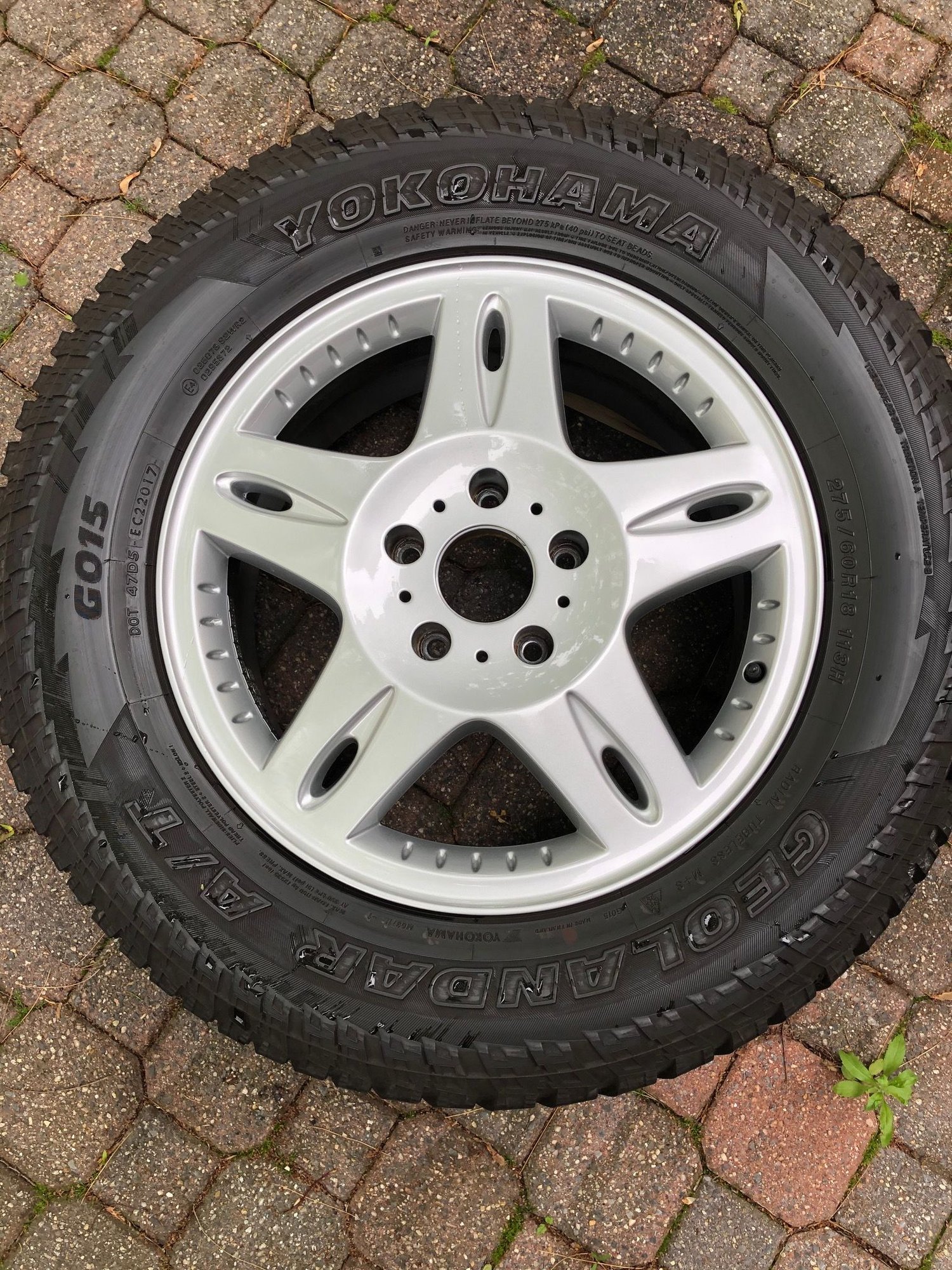 Wheels and Tires/Axles - FS: MERCEDES-BENZ W463 G500/G550/G55/G63 18" x 7.5" RIMS WHEELS WITH YOKOHAMA TIRES - Used - 2002 to 2014 Mercedes-Benz G500 - 2002 to 2011 Mercedes-Benz G55 AMG - 2007 to 2014 Mercedes-Benz G550 - Falls Church, VA 22043, United States