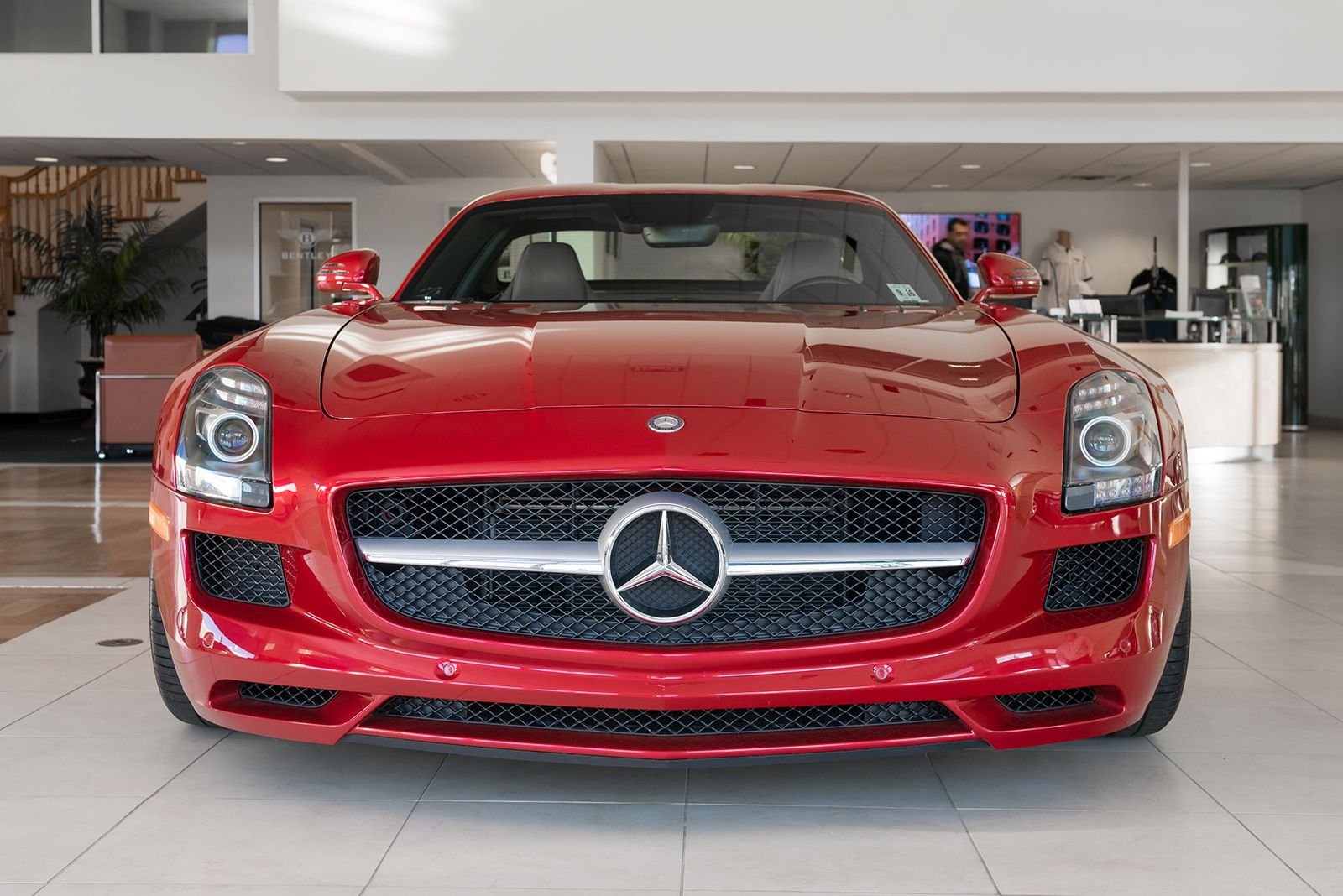 2011 Mercedes-Benz SLS AMG - SLS AMG Coupe - Perfectly Maintained Only 6,700 Miles - Used - VIN WDDRJ7HA3BA005612 - 6,700 Miles - 8 cyl - 2WD - Automatic - Coupe - Red - Nassau, NY 11050, United States