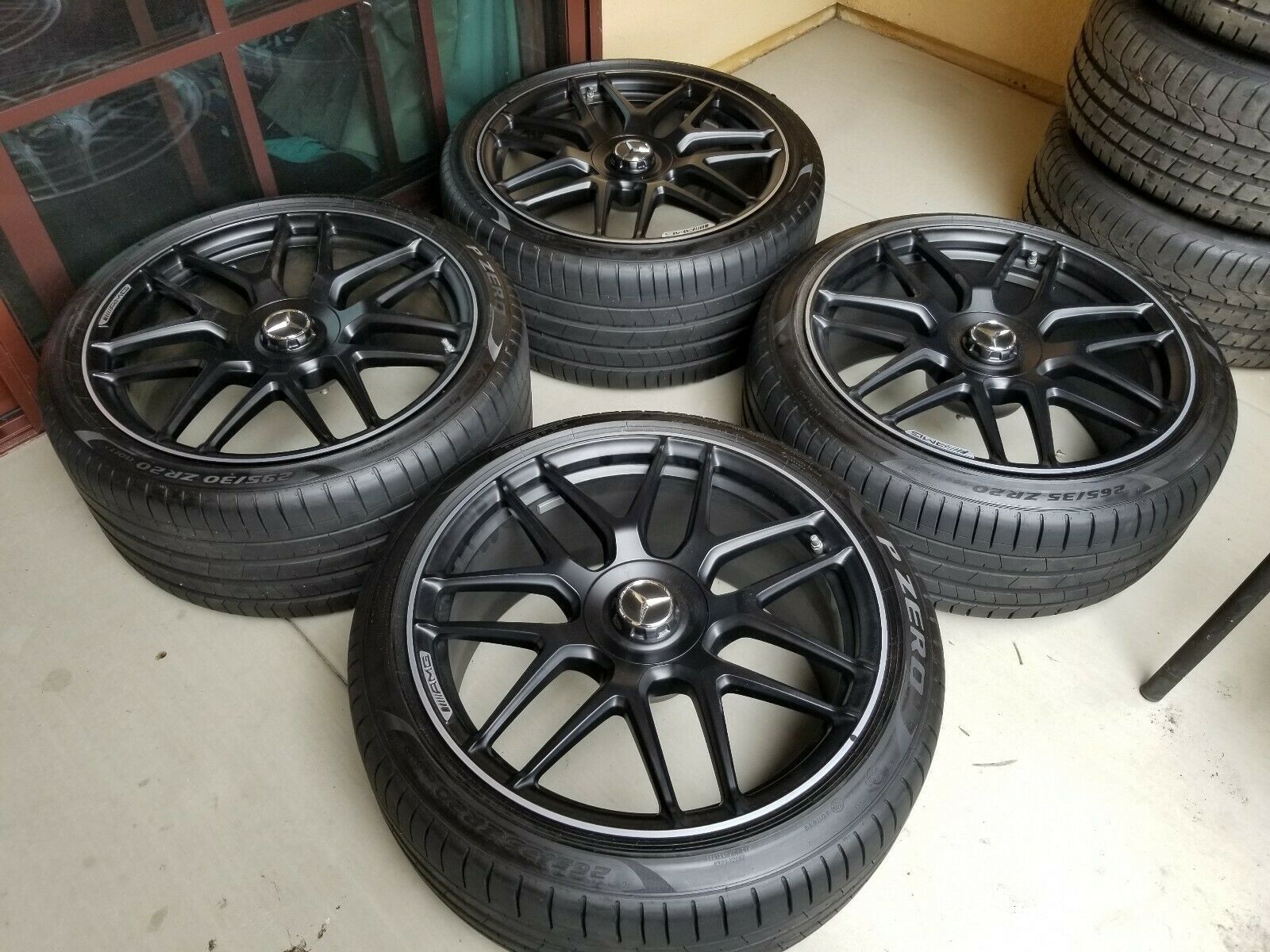 Wheels and Tires/Axles - 20" AMG FORGED BLACK WHEELS & TIRES - Used - Las Vegas, NV 89139, United States