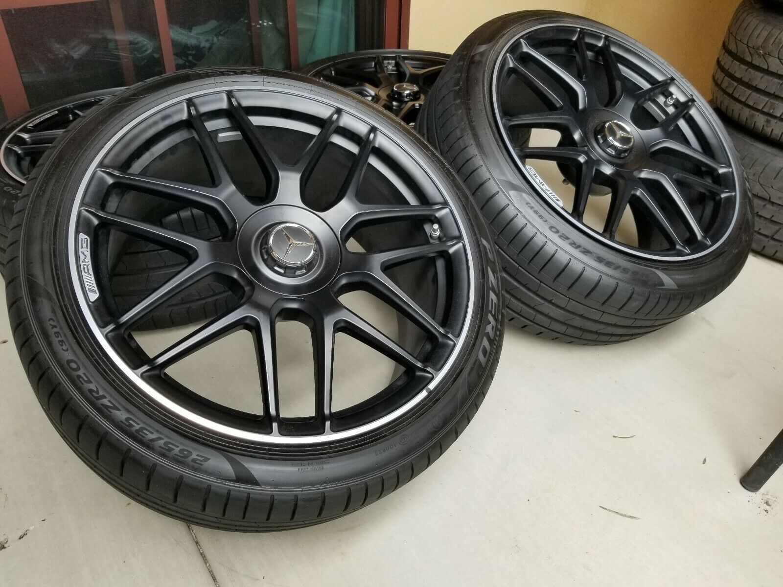 Wheels and Tires/Axles - 20" AMG FORGED BLACK WHEELS & TIRES - Used - Las Vegas, NV 89139, United States