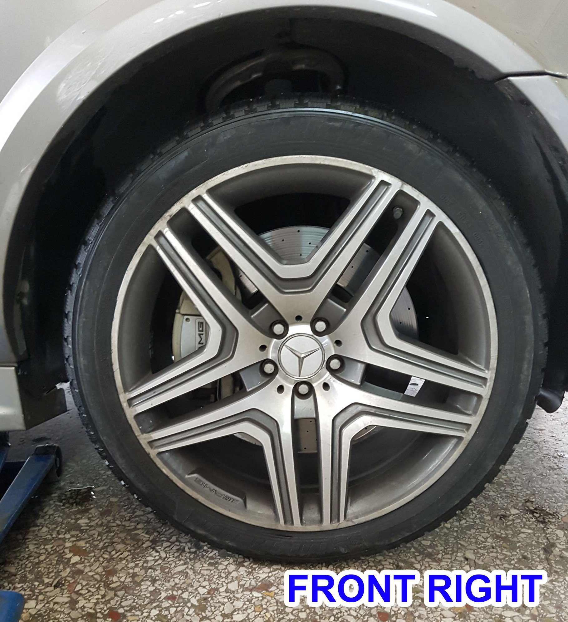 Wheels and Tires/Axles - Set of 4x Genuine AMG 21 Inch A1644015502 Need Repair - Used - 2006 to 2011 Mercedes-Benz ML63 AMG - Athens, Greece