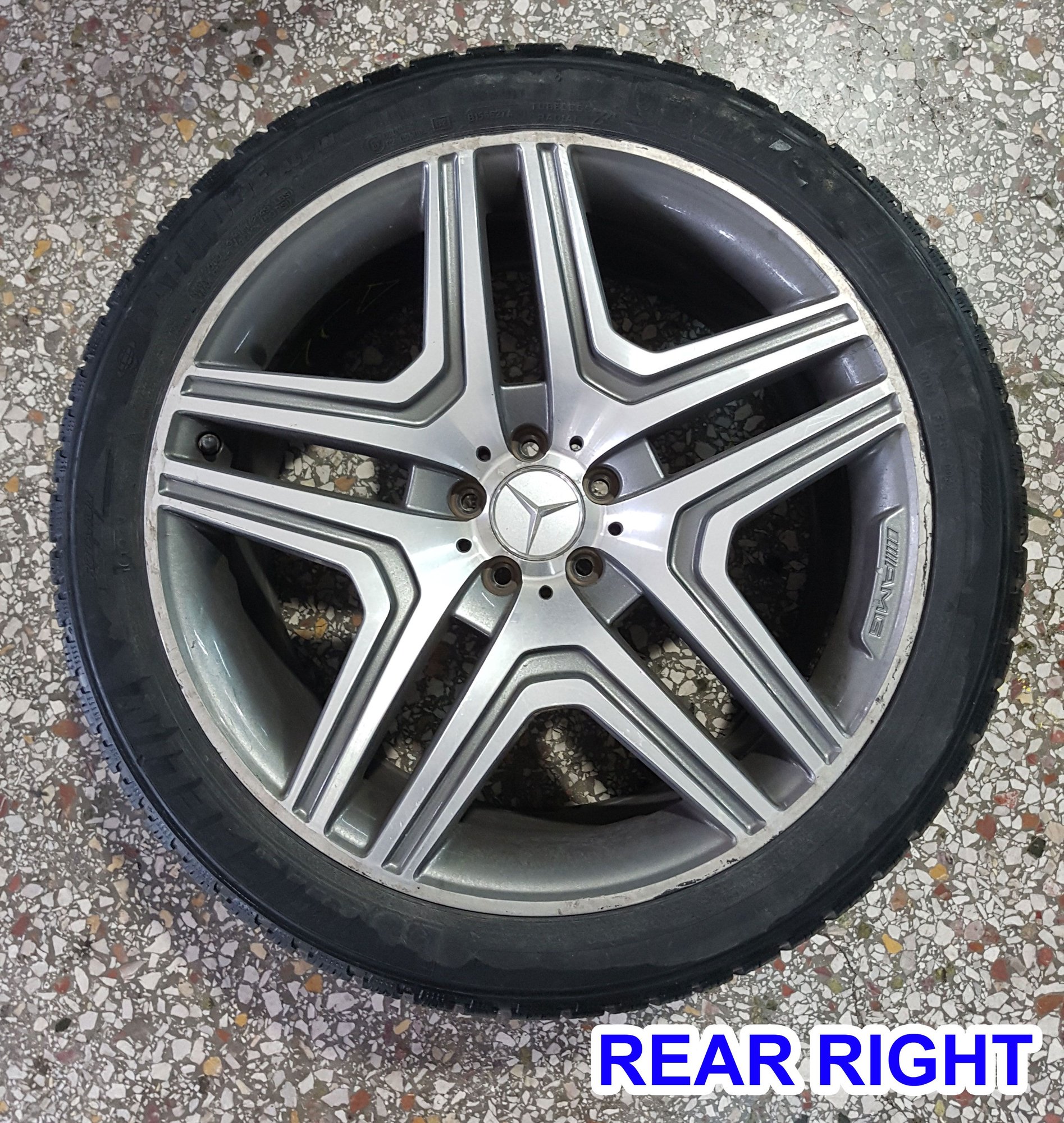 Wheels and Tires/Axles - Set of 4x Genuine AMG 21 Inch A1644015502 Need Repair - Used - 2006 to 2011 Mercedes-Benz ML63 AMG - Athens, Greece