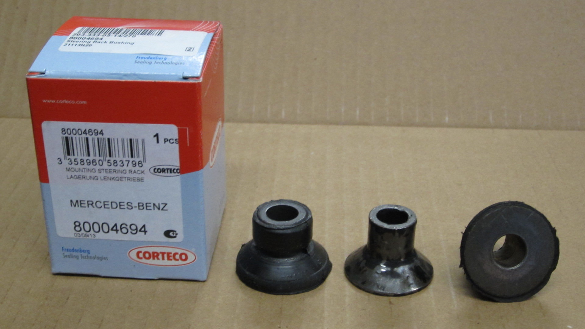 VAICO  4 Of Rack and Pinion Mount Bushings For Mercedes-Benz C230