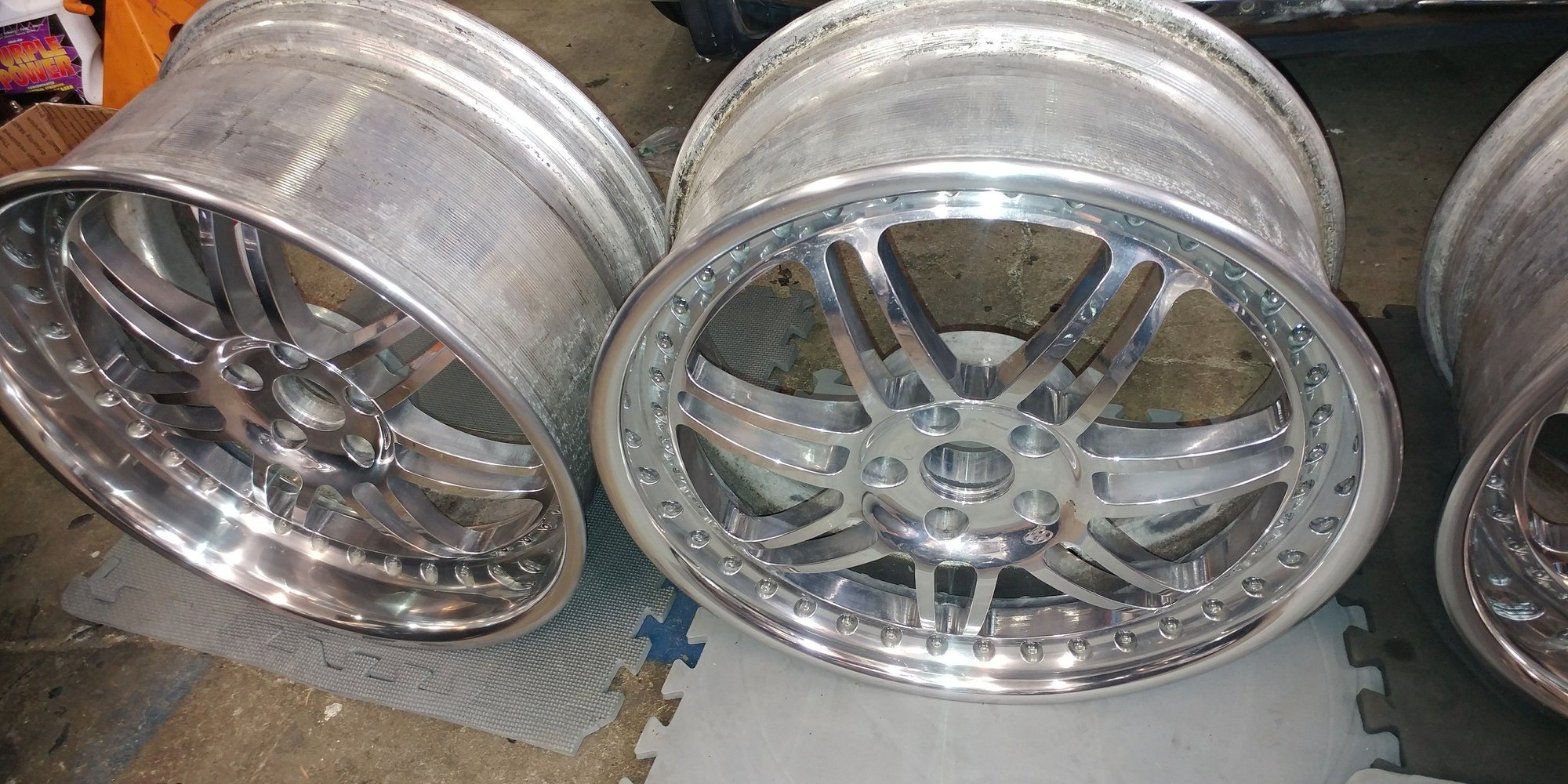 Wheels and Tires/Axles - 19" polished 5x112 Iforged staggered Daytona wheels - Used - 1985 to 2019 Mercedes-Benz E320 - Seattle, WA 98198, United States