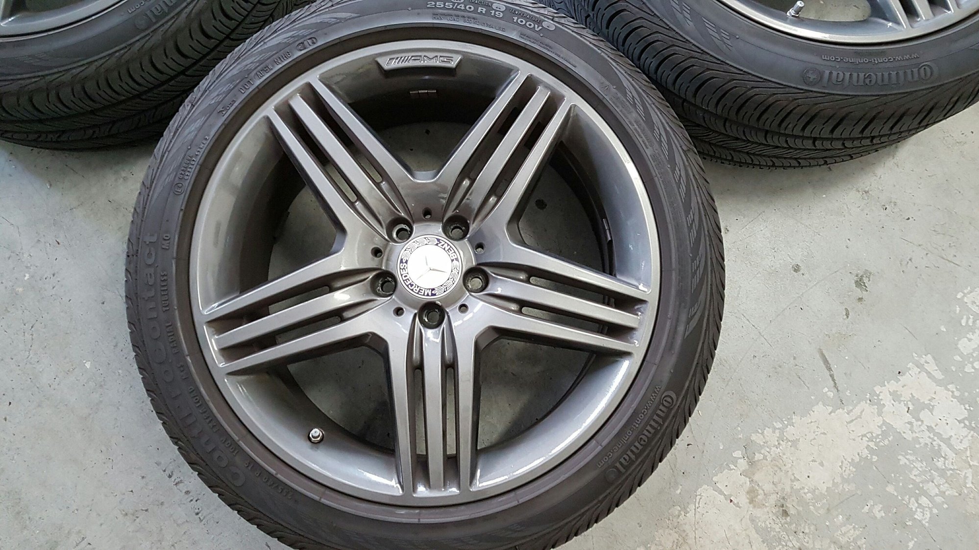 Wheels and Tires/Axles - $550 "19" inch Triple 5 spoke AMG wheels + Tires + TPMS (w221 takeoffs) - Used - 2008 to 2013 Mercedes-Benz S550 - Santa Clara, CA 95054, United States