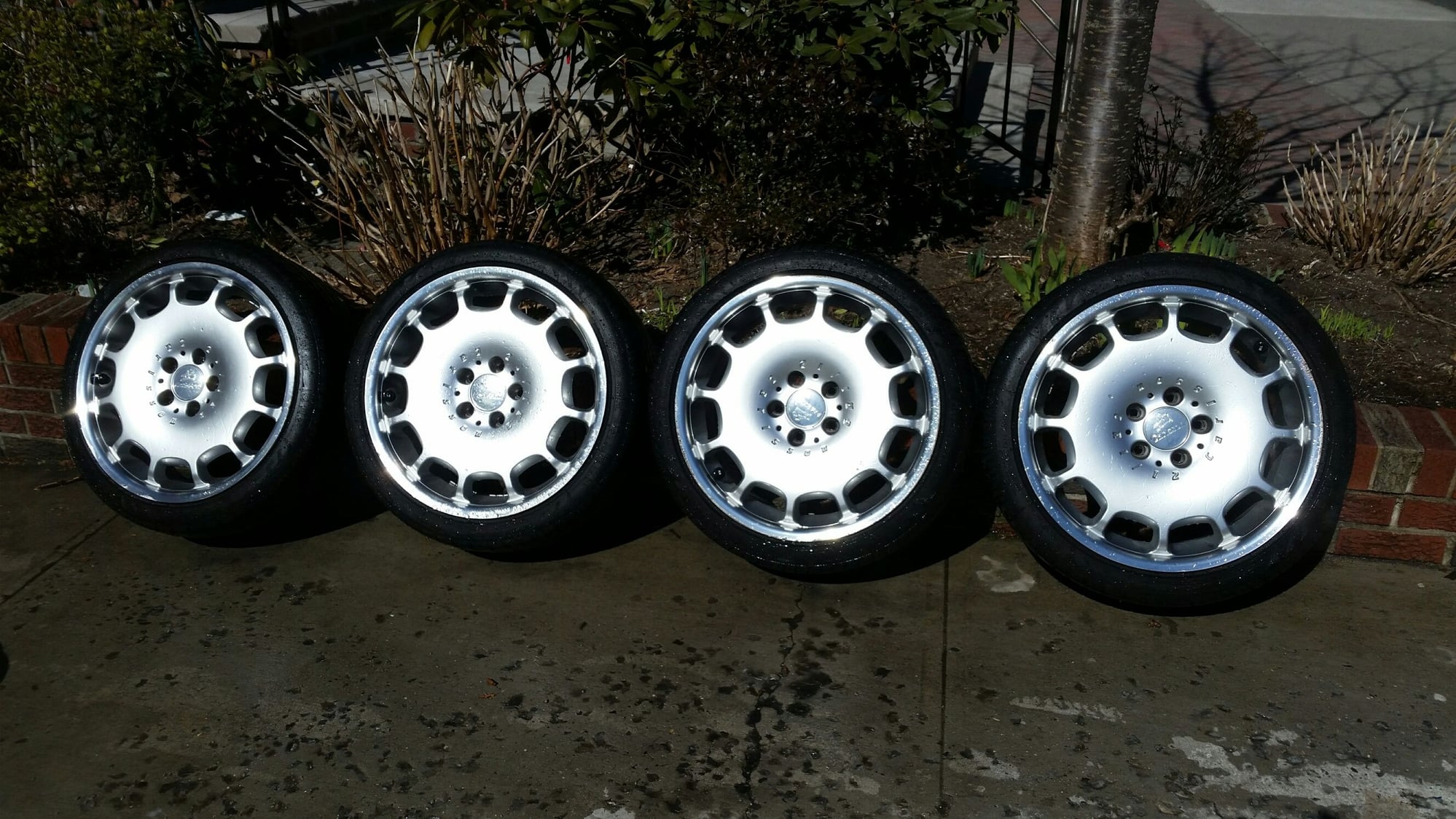 Carlsson 1 / 12 Mercedes 5x112 8x18" Wheels and tires, Old School! Rare
