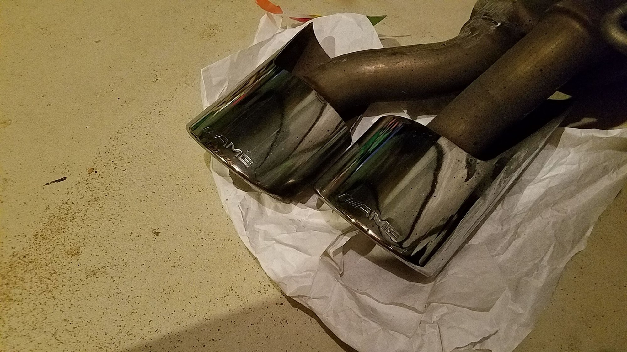Engine - Exhaust - E55 AMG Mufflers Very Clean - Used - 2004 to 2006 Mercedes-Benz E55 AMG - Exton, PA 19341, United States