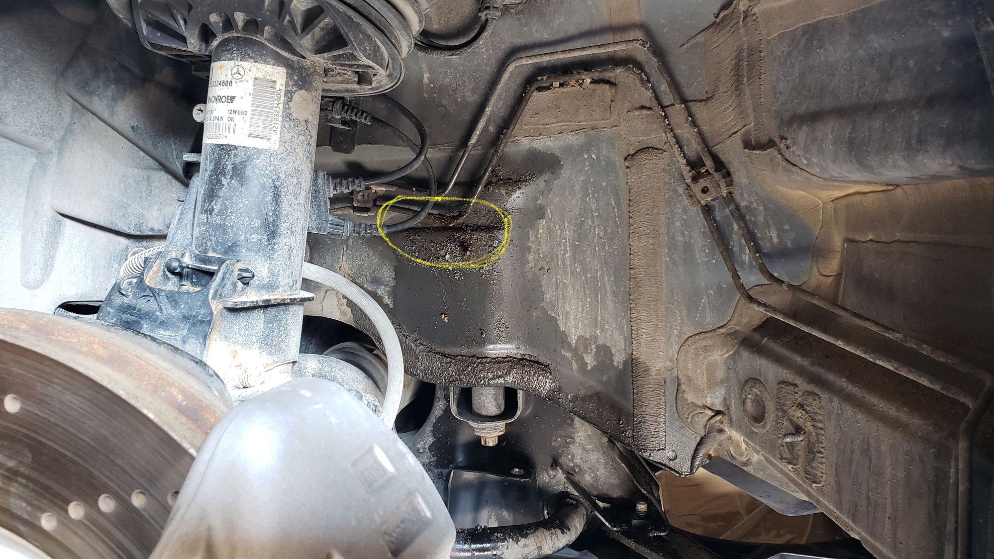 Leaking Brake Line Found, Can it be patched? 2012 CLS550 MBWorld