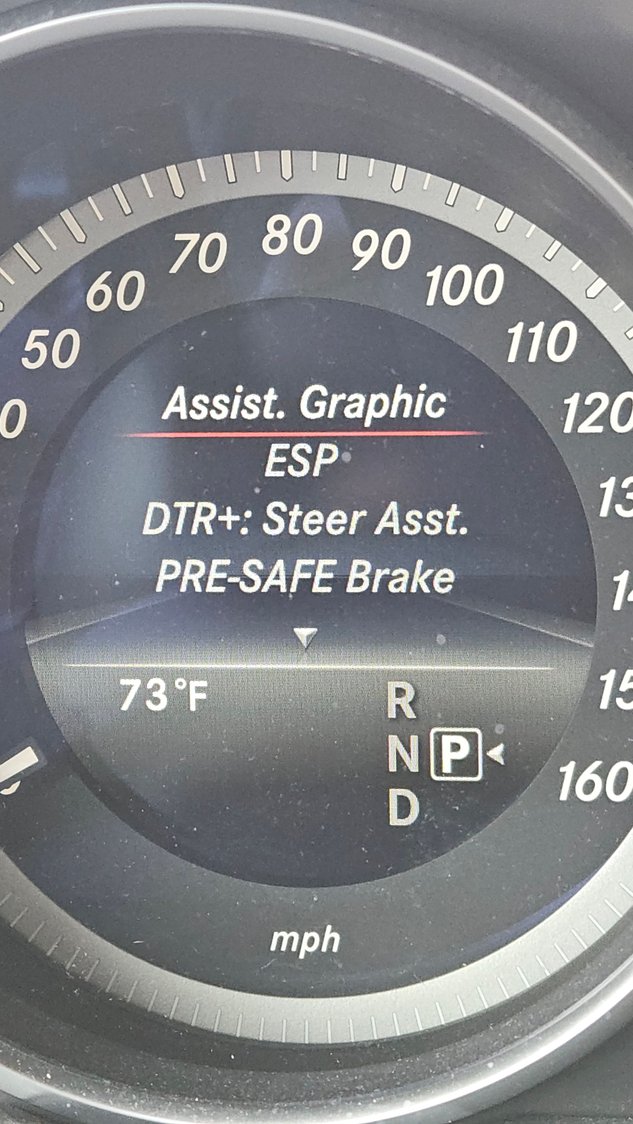 DRIVE ASSIST 1/2 menu entries