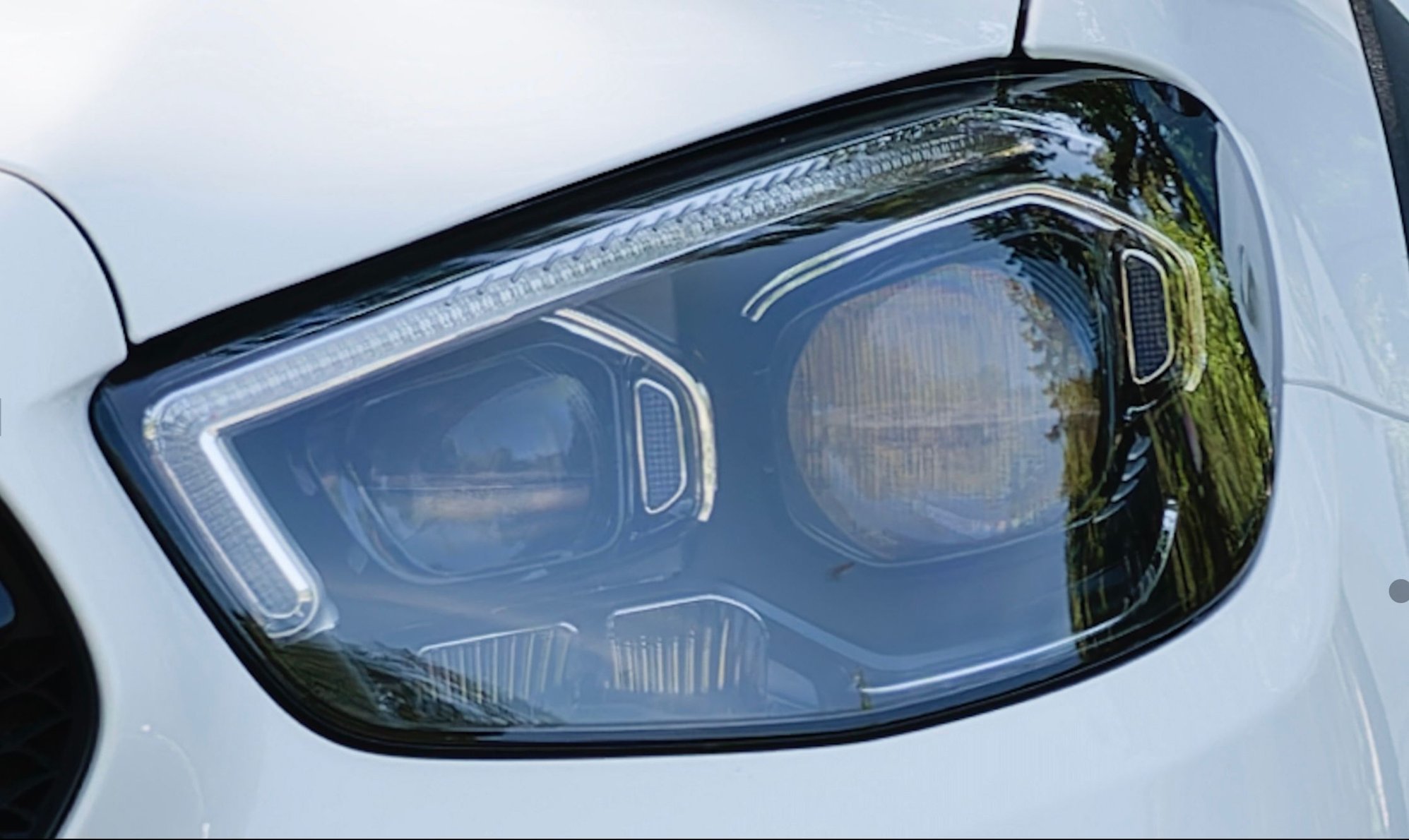 The Multi-beam LEDs from the 213 E-class (actual picture from my own car)
