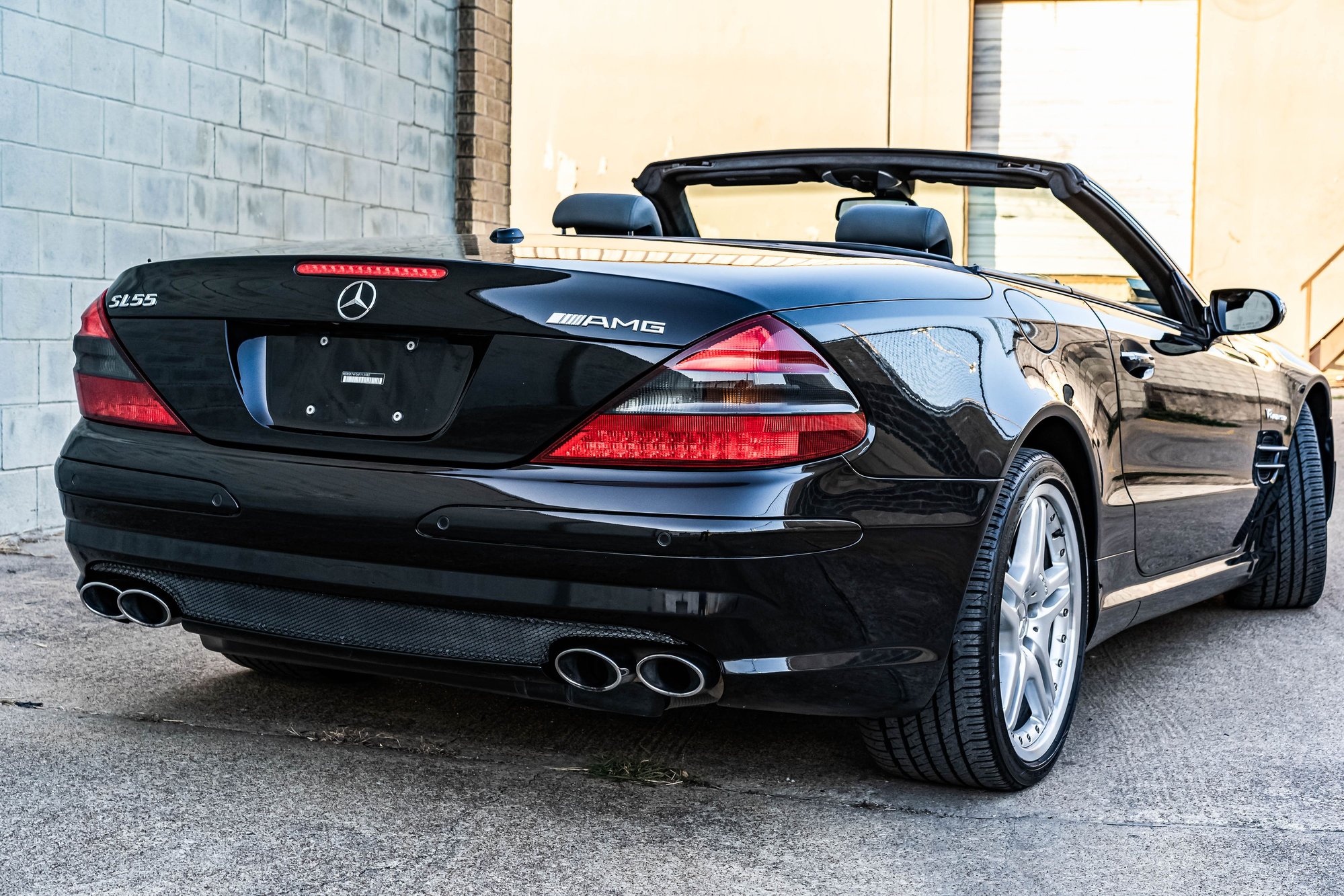 2006 Mercedes-Benz SL55 AMG - R230 SL55 ~ One of Forty Five P030 Cars ~ 54,600 Miles - Used - VIN WDBSK74F06F113980 - 54,600 Miles - 8 cyl - 2WD - Automatic - Convertible - Black - Waco, TX 76710, United States