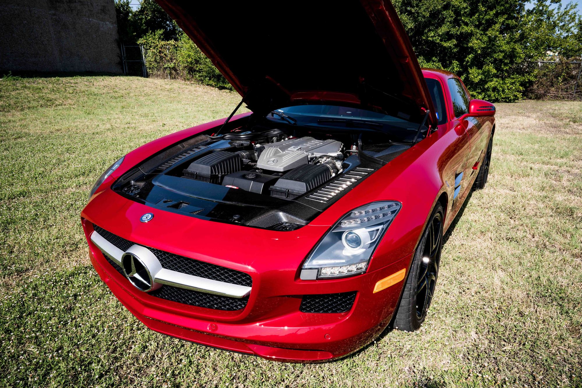 2012 Mercedes-Benz SLS AMG - Adopted COVID dog says the 2 seater SLS has got to go!!! :( - Used - VIN WDDRJ7HA7CA009003 - 26,500 Miles - 8 cyl - 2WD - Automatic - Coupe - Red - Austin, TX 78701, United States