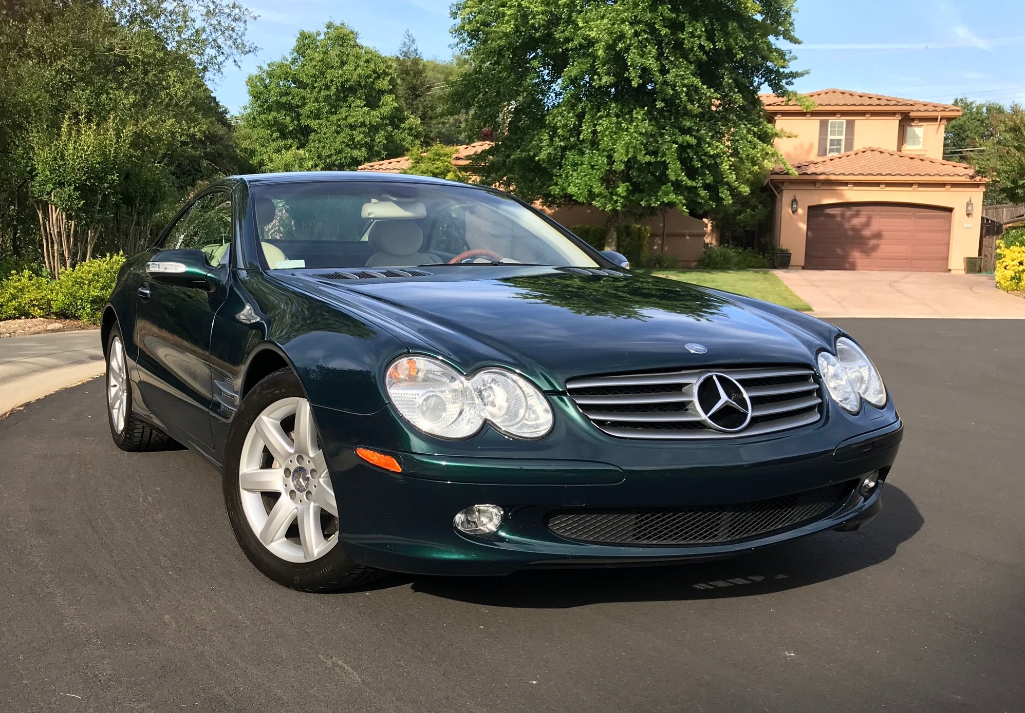 2003 Mercedes-Benz SL500 - Low Mileage Special Order Everest Green 2003 SL500 - Used - VIN WDBSK75F73F058969 - 8 cyl - 2WD - Automatic - Convertible - Other - Folsom, CA 85630, United States