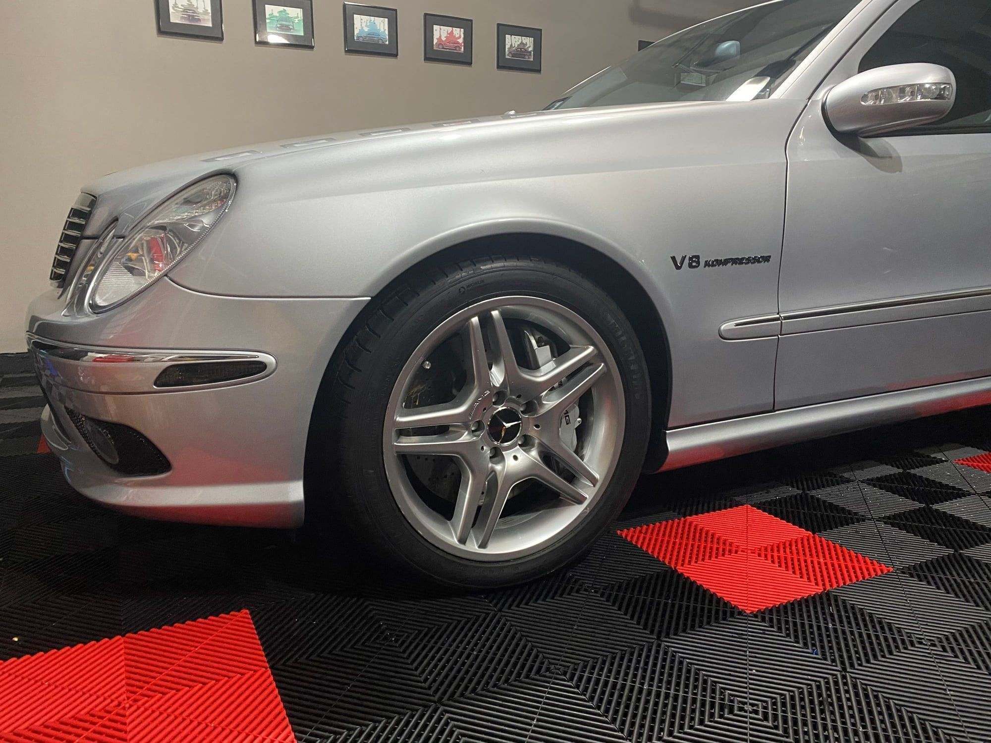 2006 Mercedes-Benz E55 AMG - 2006 E55 AMG - Iridium Silver w Charcoal and Birdseye Finish - 73K miles - Used - VIN WDBUF76J36A878029 - 73,700 Miles - 8 cyl - 2WD - Automatic - Sedan - Silver - Annapolis, MD 21401, United States
