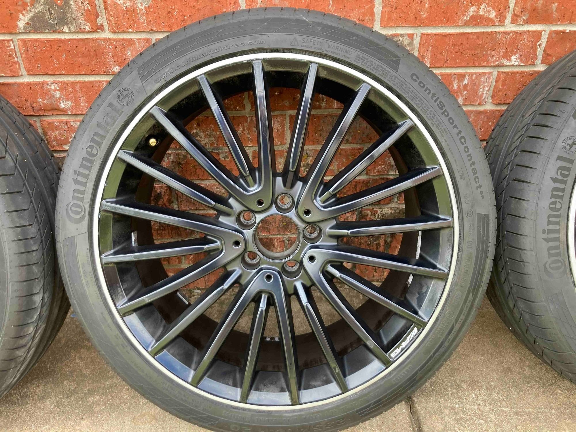 Wheels and Tires/Axles - 20" OEM Mercedes AMG wheels with NEW Continental Contisport Contact Tires - Used - 0  All Models - Yukon, OK 73099, United States