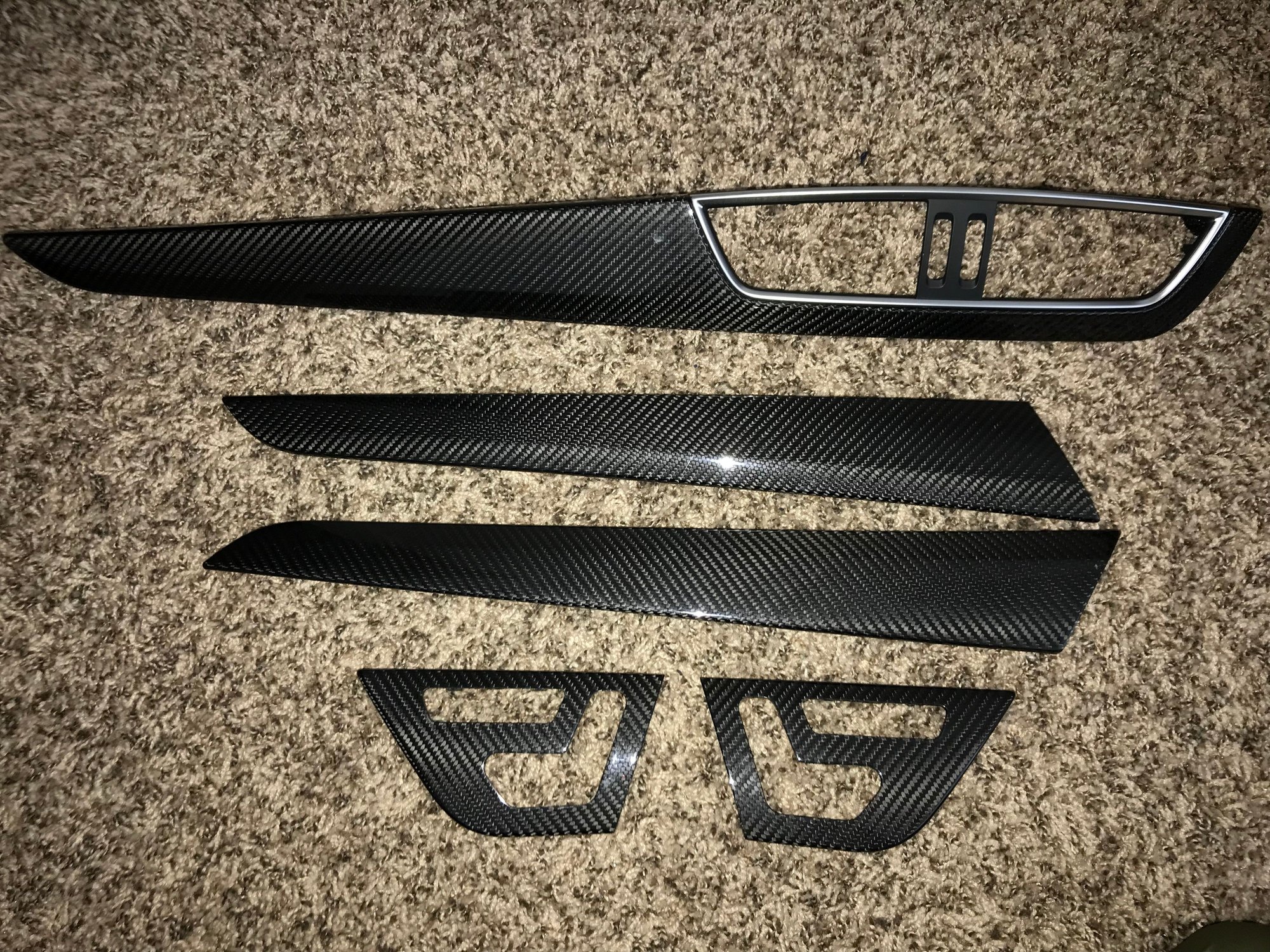 Interior/Upholstery - C63 Coupe Carbon Fiber Trim - Used - 2012 to 2015 Mercedes-Benz C63 AMG - Palm Springs, CA 92240, United States