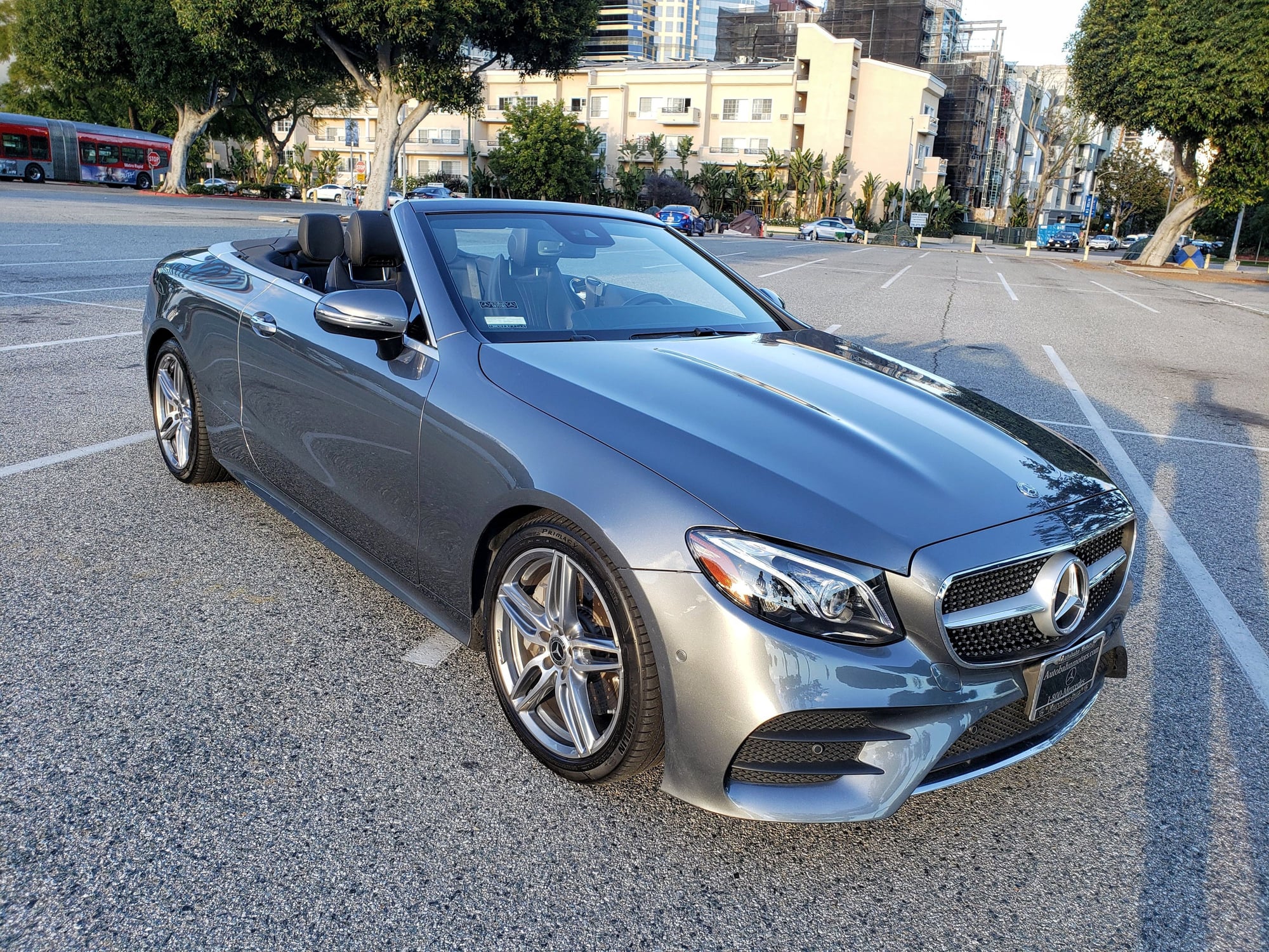 2018 Mercedes-Benz E400 - [Lease Takeover/Transfer-Socal] 2018 E400 Convert ~$80k MSRP, P2, AMG $701.99+tax p/m - Used - VIN WDD1K6FB0JF032722 - 8,100 Miles - 6 cyl - 2WD - Automatic - Convertible - Gray - Los Angeles, CA 90024, United States