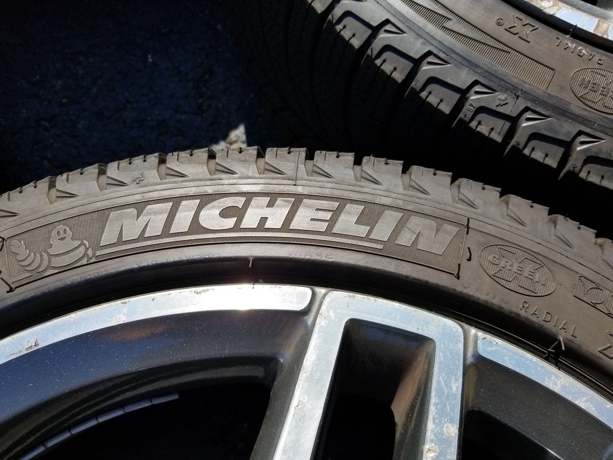 Wheels and Tires/Axles - W212 18x8.5 Wheels w/ 245/40R18 Michelin Snow Tires - Used - Monroe, CT 06468, United States