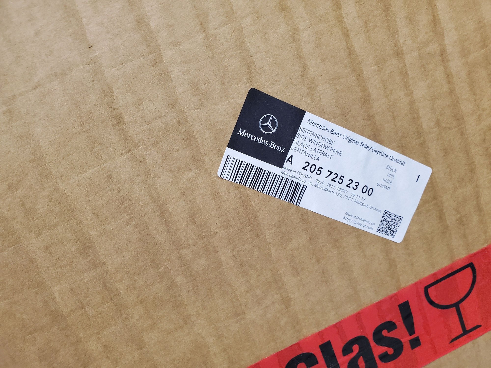 Exterior Body Parts - 2015+ W205/GLC Acoustic Glass Retrofit - New - 2015 to 2020 Mercedes-Benz C300 - Cedar Rapids, IA 52404, United States