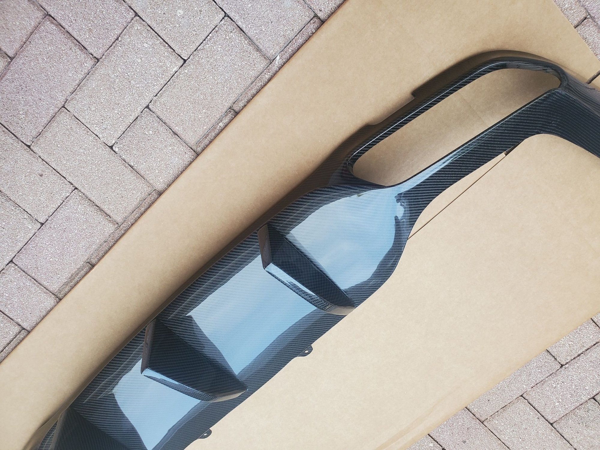 Exterior Body Parts - W213 E63 AMG Euroteck big fin carbon fiber diffuser - New - 0  All Models - Miami, FL 33101, United States