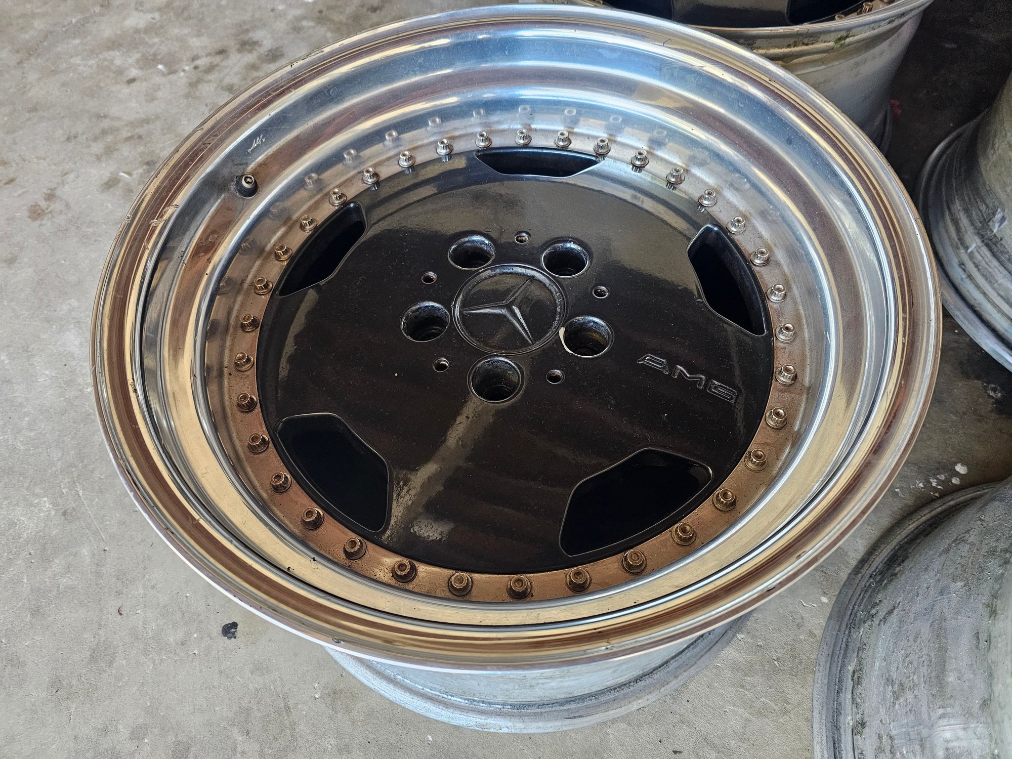 Wheels and Tires/Axles - AMG OZ 3 PIECE 17 W126 W124 R129 RIMS SET ET17 - Used - 0  All Models - Long Beach, CA 90803, United States