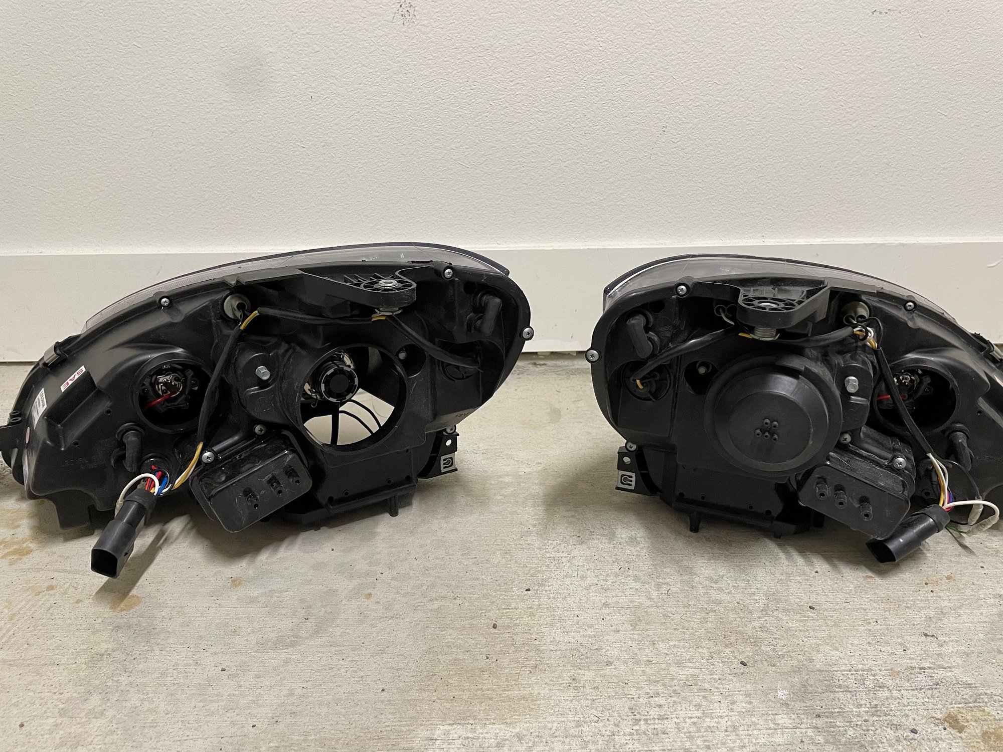 Lights - Black housing Spyder auto headlamps with DRL(halogen) - New - 2008 to 2011 Mercedes-Benz C-Class - Fort Worth, TX 76155, United States