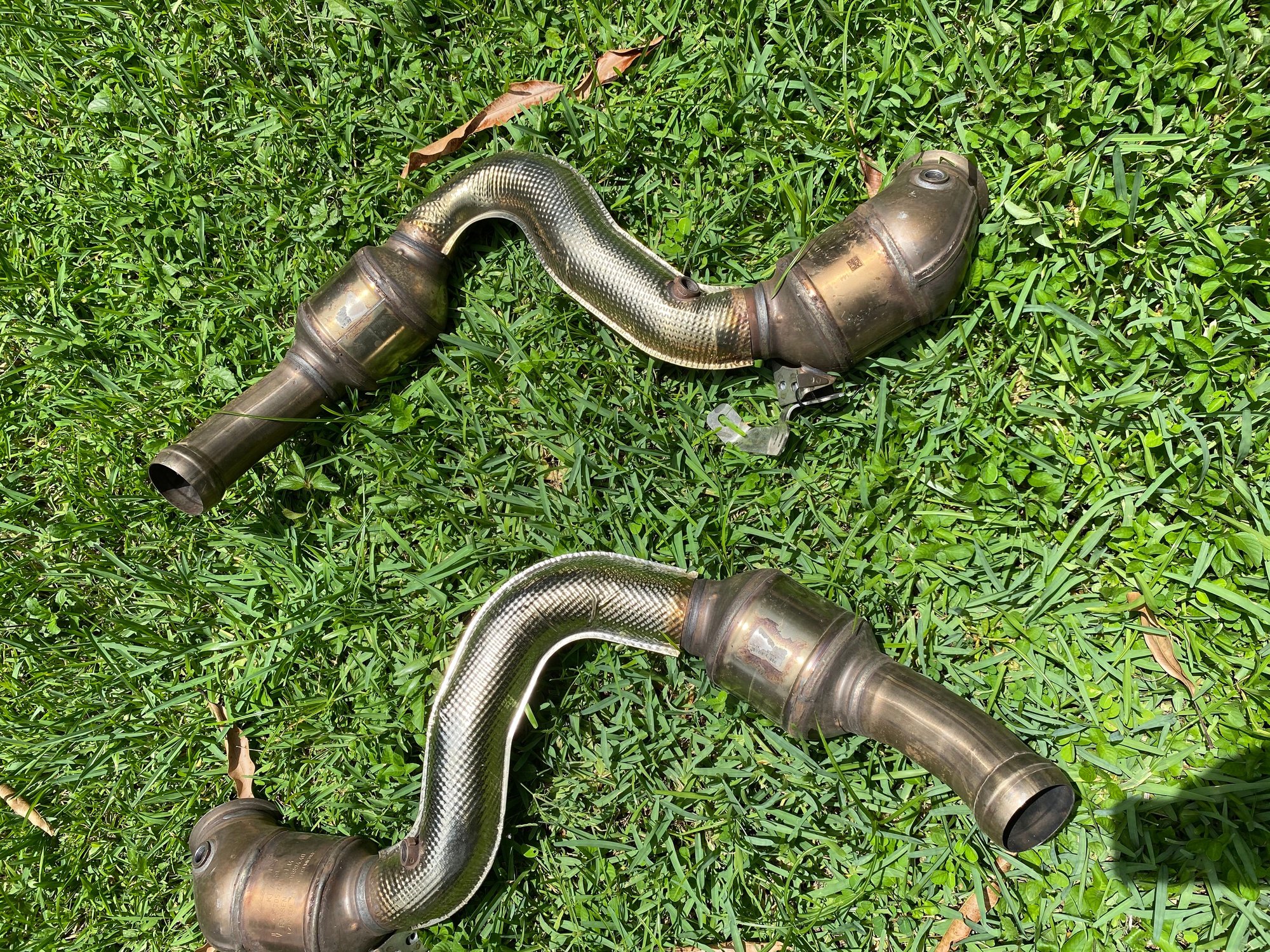 Engine - Exhaust - Factory Mercedes W205 C63s AMG Downpipes , 2k mikes only - Used - 2015 to 2020 Mercedes-Benz C63 AMG S - Miami, FL 33185, United States