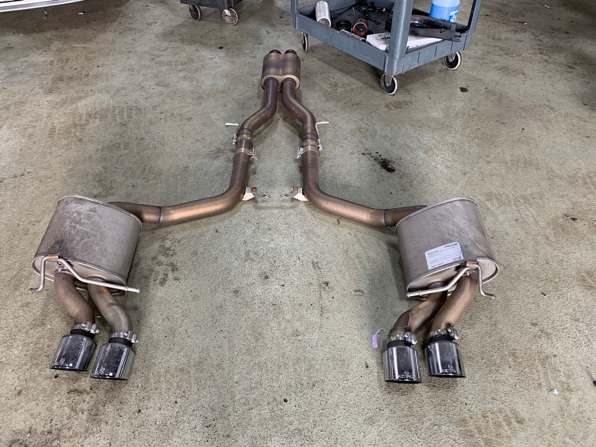 Engine - Exhaust - C63 REMUS CATBACK - Used - 2008 to 2015 Mercedes-Benz C63 AMG - Staten Island, NY 10306, United States