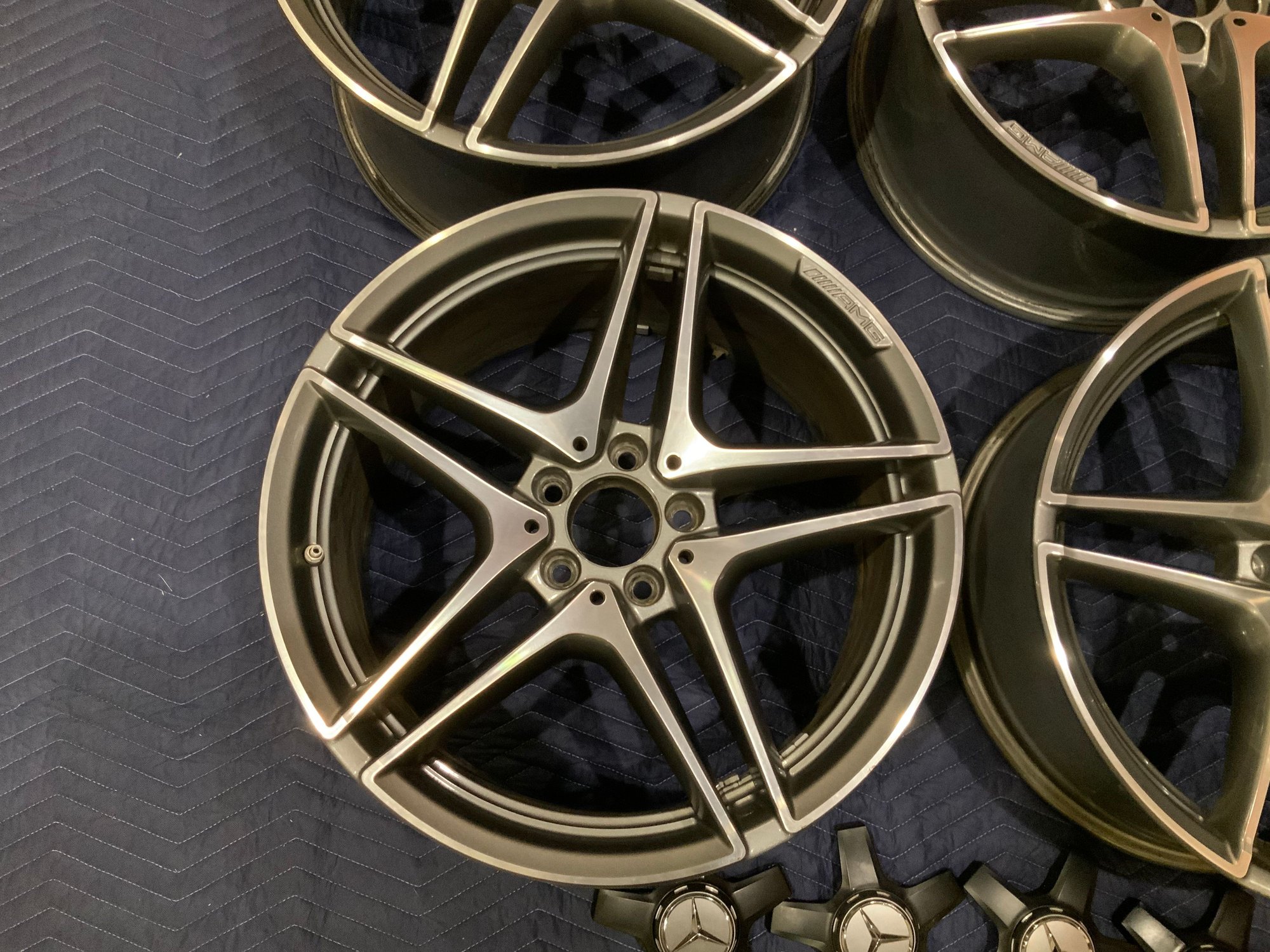 Wheels and Tires/Axles - 19" C63 S AMG Sedan Staggered OEM Wheels - Used - 2008 to 2020 Mercedes-Benz C63 AMG - Huntsville, AL 35824, United States