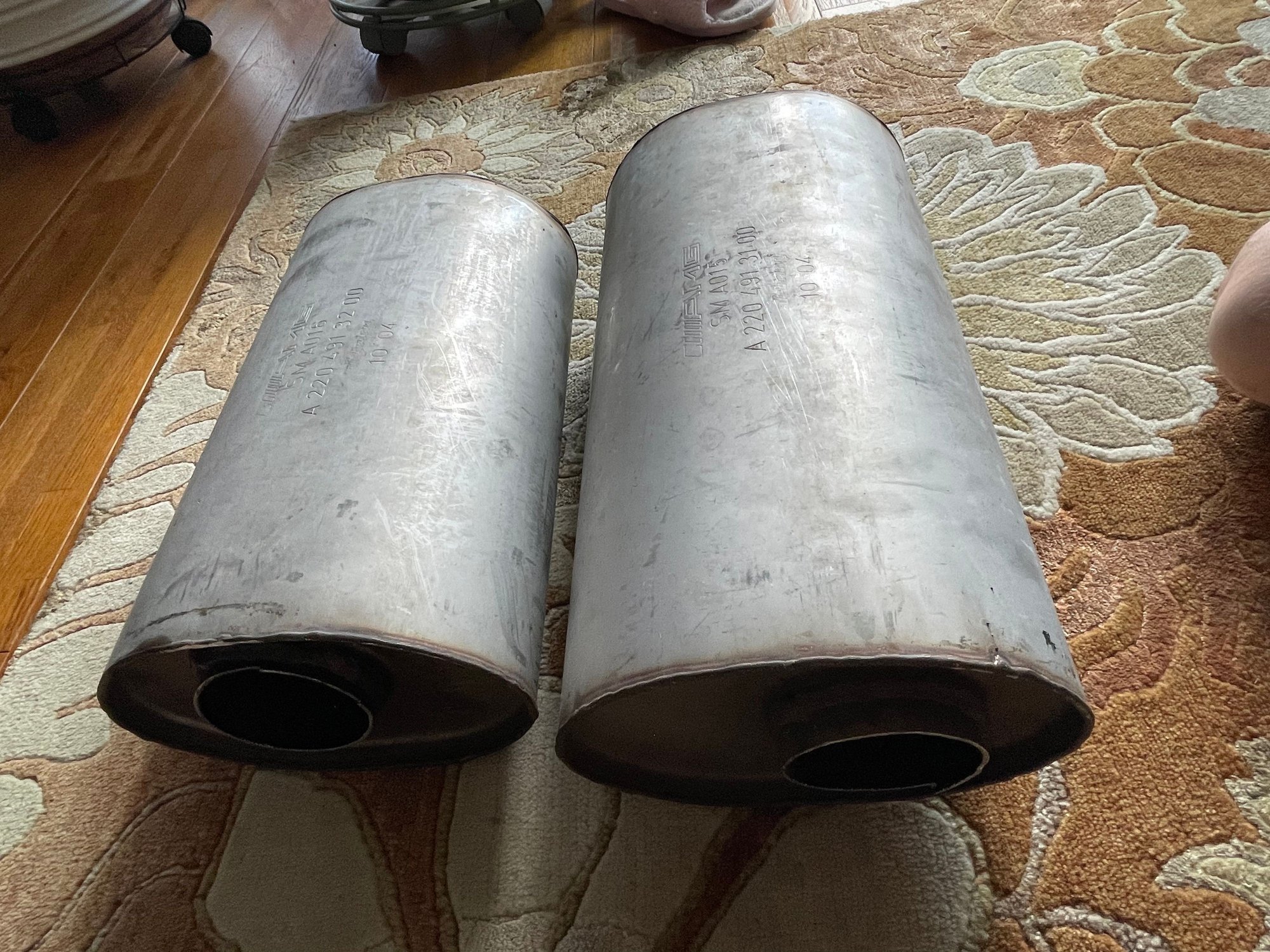 Engine - Exhaust - 2003-2006 S55 AMG Resonators - Used - 2003 to 2006 Mercedes-Benz S55 AMG - Skokie, IL 60076, United States