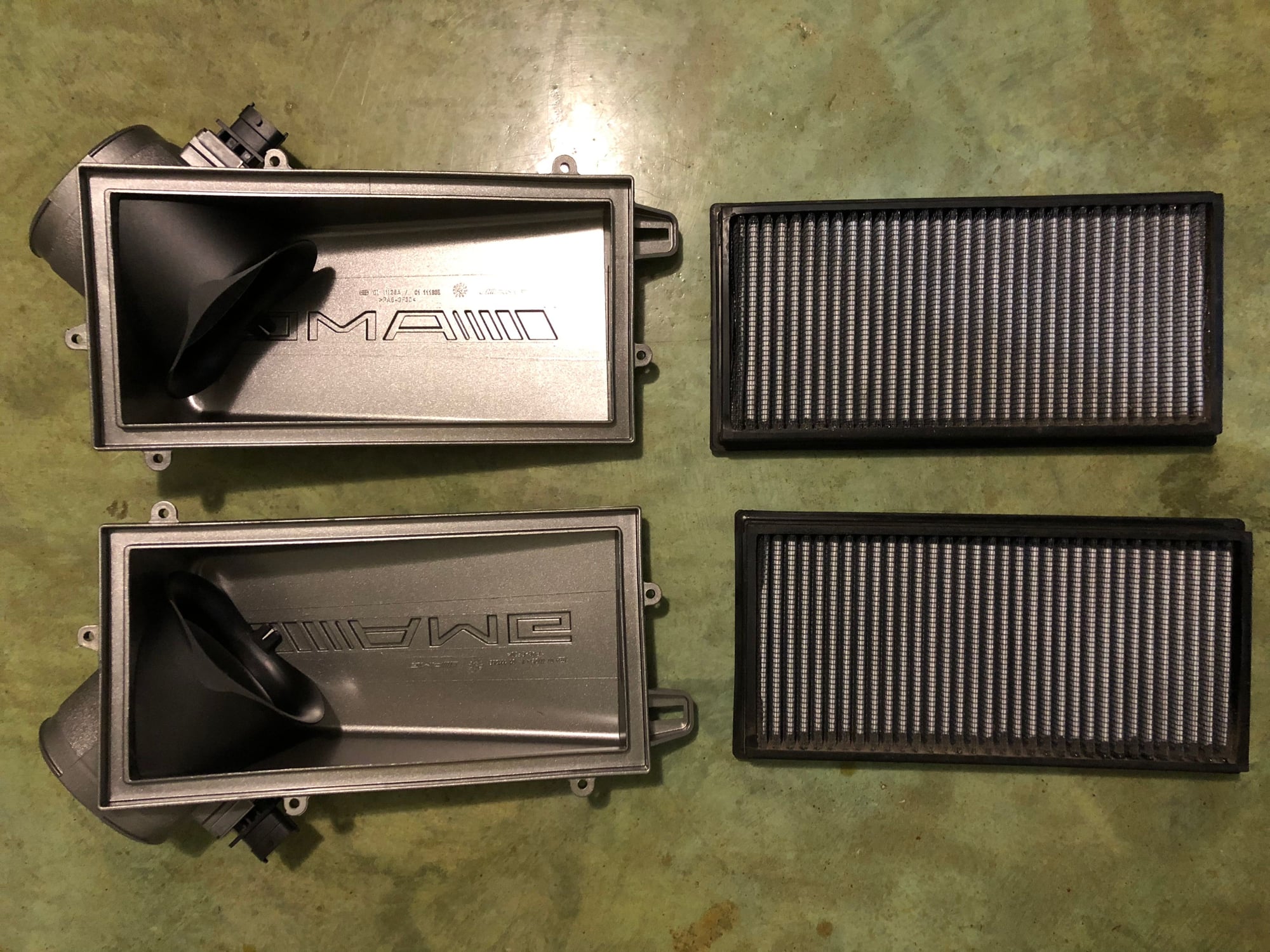 Engine - Intake/Fuel - M156 ROW Airboxes and AFE Pro Dry Filters - Used - 2008 to 2014 Mercedes-Benz C63 AMG - Houston, TX 77002, United States