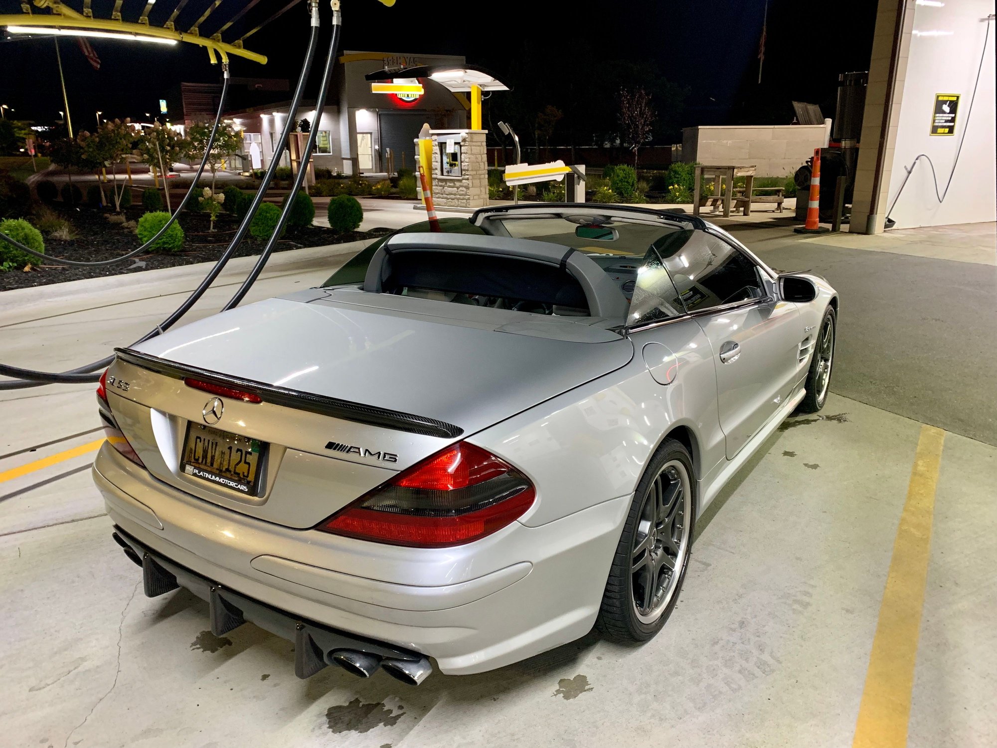 2004 Mercedes-Benz SL55 AMG - 2004 Mercedes-Benz SL55 AMG nicely modded - Used - VIN WDBSK74FX4F066129 - 113,100 Miles - 8 cyl - 2WD - Automatic - Convertible - Silver - New Baltimore, MI 48047, United States