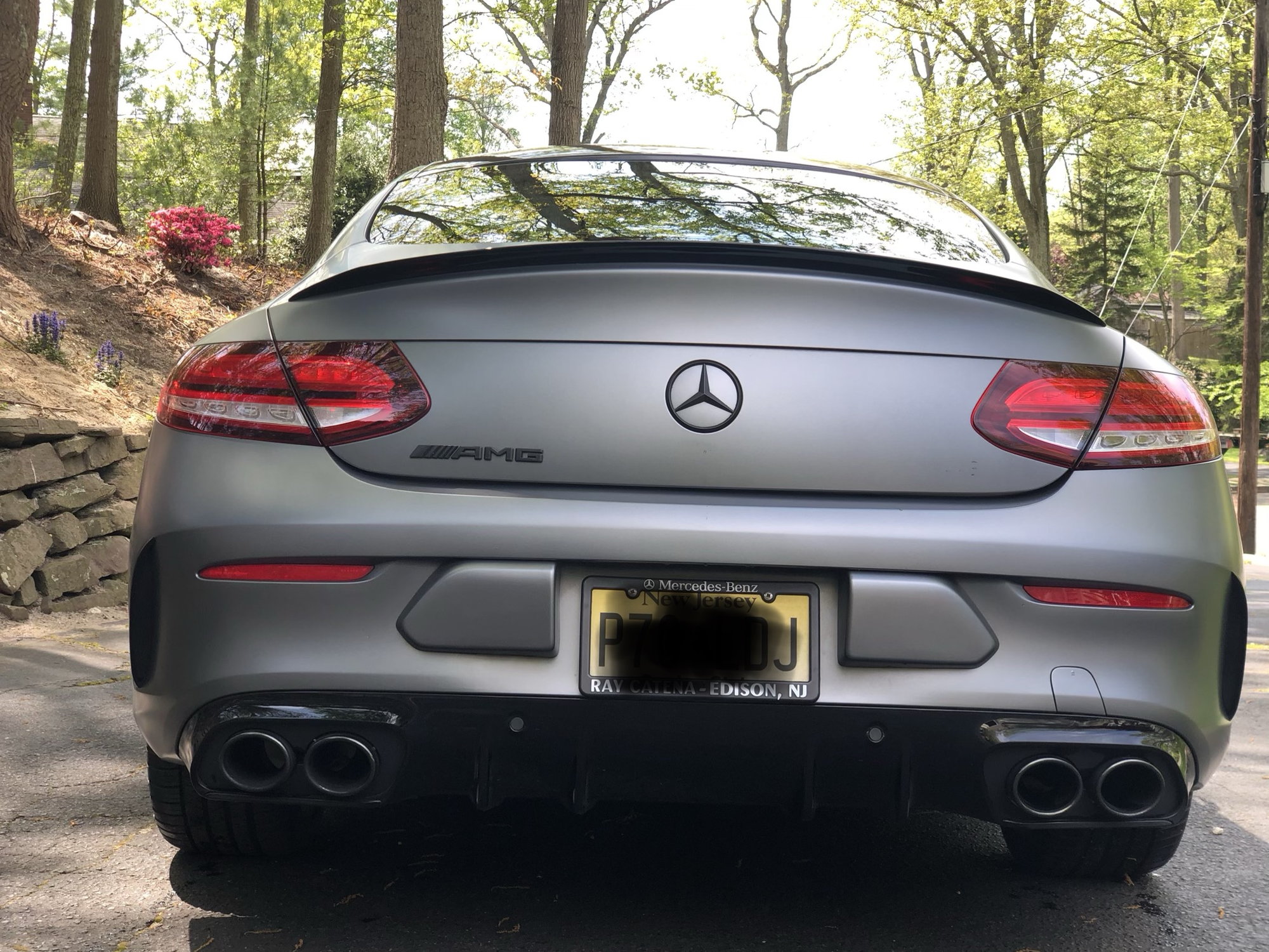 2019 Mercedes-Benz C43 AMG - Factory matte gray c43 - Used - VIN Wddwj6eb7kf869379 - 7,200 Miles - 6 cyl - AWD - Automatic - Coupe - Gray - Ocean, NJ 07712, United States