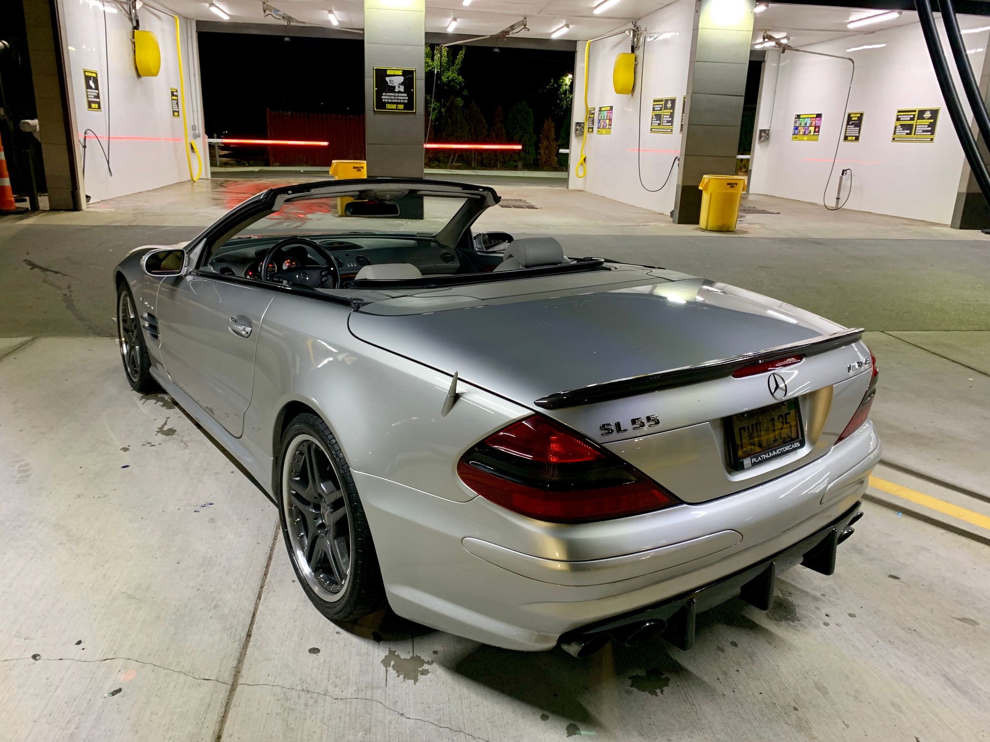 2004 Mercedes-Benz SL55 AMG - 2004 Mercedes-Benz SL55 AMG nicely modded - Used - VIN WDBSK74FX4F066129 - 113,100 Miles - 8 cyl - 2WD - Automatic - Convertible - Silver - New Baltimore, MI 48047, United States