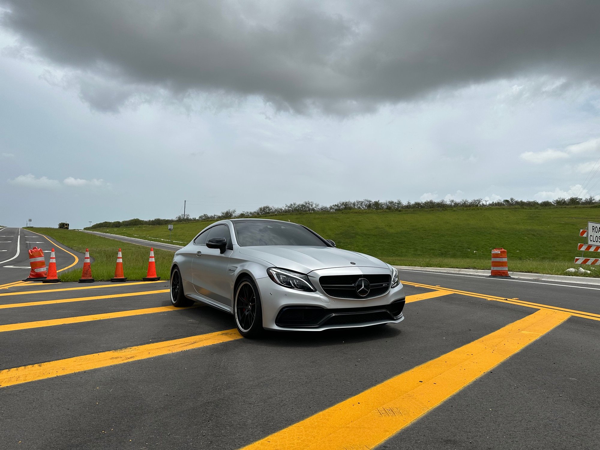 2018 Mercedes-Benz C63 AMG S - 2018 C63S Matte Purple - Used - VIN WDDWJ8HB1JF638211 - 35,000 Miles - 8 cyl - 2WD - Automatic - Coupe - Silver - Orlando, FL 34714, United States