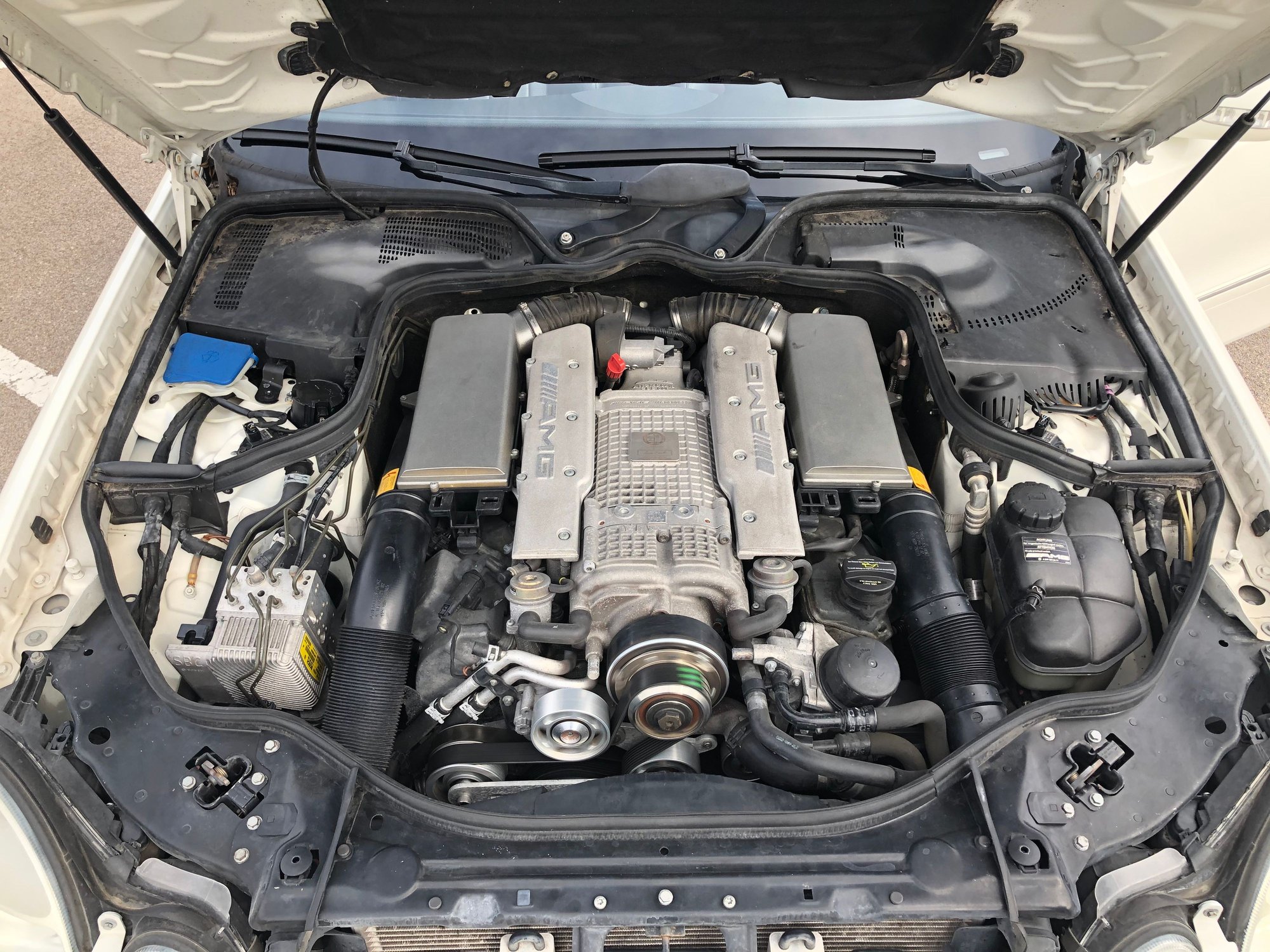 2006 Mercedes-Benz E55 AMG - 2006 Mercedes-Benz E55 - Used - VIN WDBUF76J76A881421 - 80,929 Miles - 8 cyl - 2WD - Automatic - Sedan - White - Cypress, TX 77433, United States