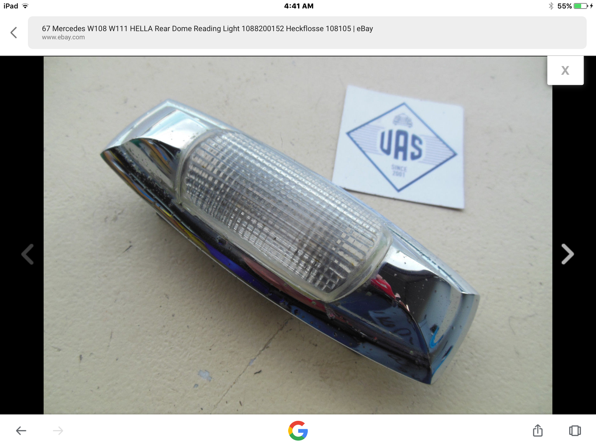 Lights - Interior Lighting - Various Models & Years - New - All Years Mercedes-Benz 190SL - All Years Mercedes-Benz 230SL - All Years Mercedes-Benz 250SL - All Years Mercedes-Benz 280SL - All Years Mercedes-Benz 300SL - All Years Mercedes-Benz 450SL - San Diego, CA 92116, United States