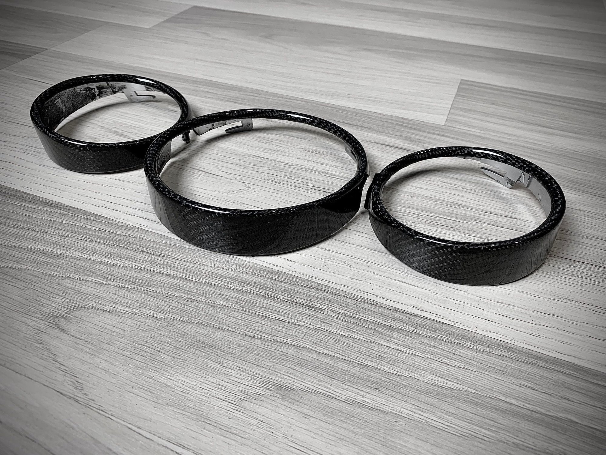 Interior/Upholstery - FS: CF speedometer rings / carbon fibre instrument cluster rings for C63 AMG W204 - New - 2008 to 2014 Mercedes-Benz C63 AMG - Kolobrzeg, Poland