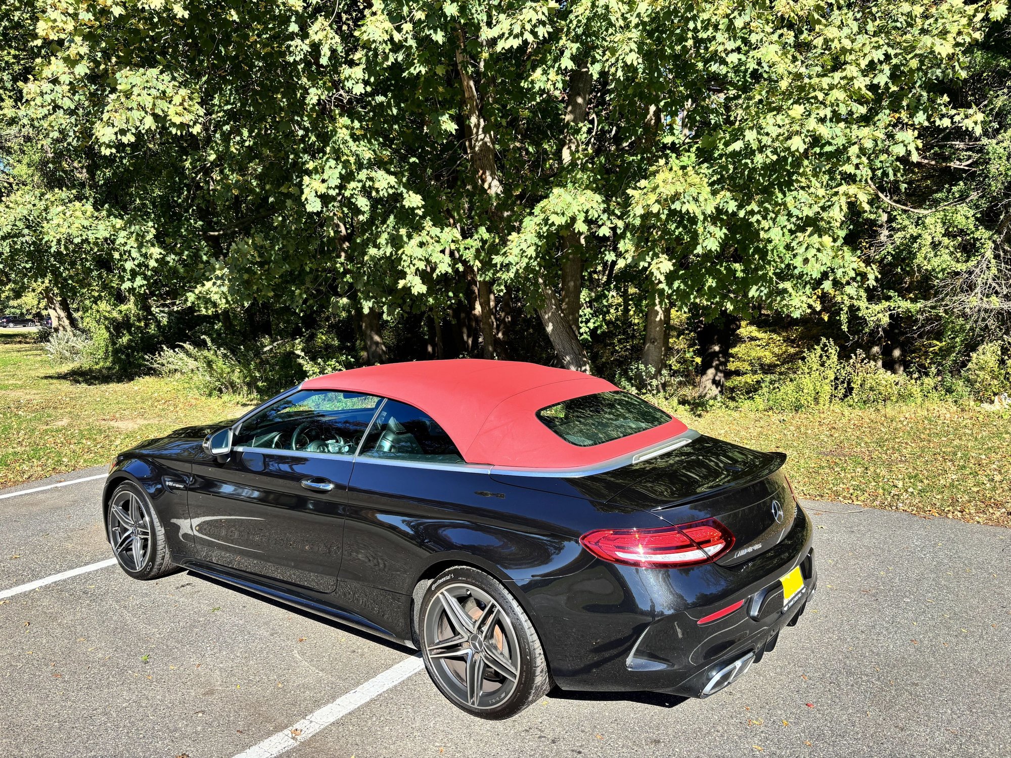 2019 Mercedes-Benz C63 AMG - For sale: 2019 C63 convertible, red on black, ~46,500 miles, everything works as new - Used - VIN WDDWK8GB7KF830409 - 46,500 Miles - 8 cyl - 2WD - Automatic - Convertible - Black - Summit, NJ 07901, United States